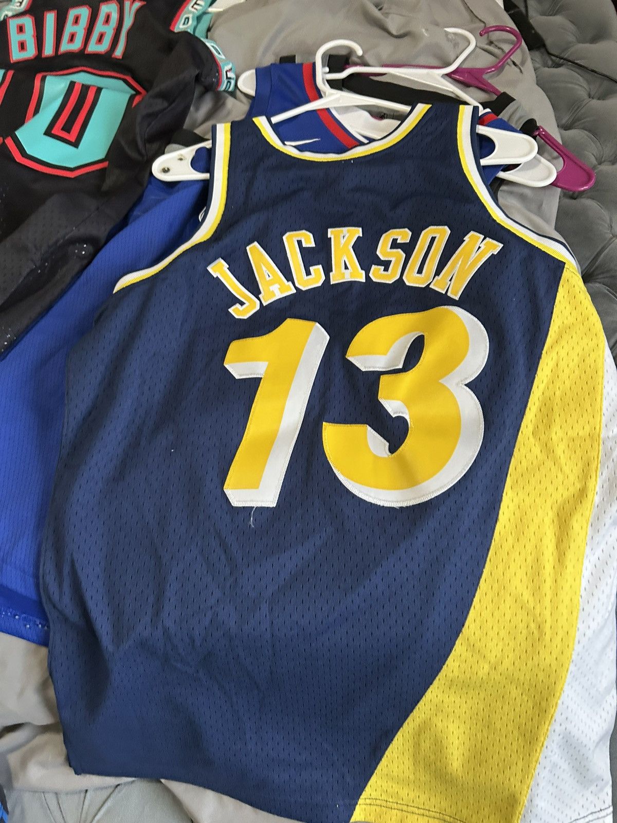 Mitchell & Ness Hardwood classic Mark Jackson pacers jersey Size US L / EU 52-54 / 3 - 2 Thumbnail