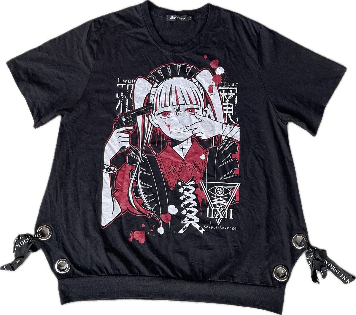Sex Pot ReVeNGe Anime-Style Character Graphic Sexpot-Revenge Shirt Tee Size XL / US 12-14 / IT 48-50 - 1 Thumbnail