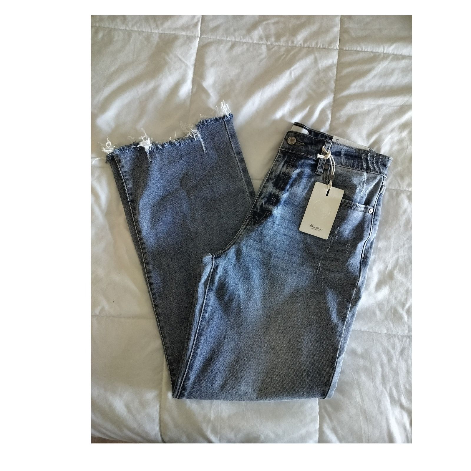 Other KanCan High Rise Slim Wide Leg Jeans - KC2565L - Size 7/27 Size 27" / US 4 / IT 40 - 6 Thumbnail