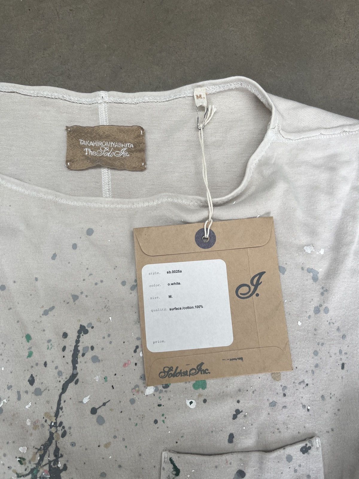 Takahiromiyashita The Soloist. classic pocket tee. Size US M / EU 48-50 / 2 - 3 Thumbnail