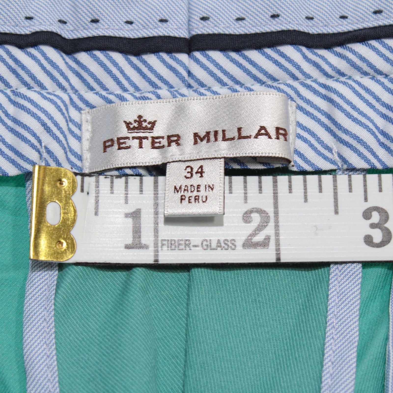 Peter Millar Peter Millar New with tags Chino Size 34 US In Green Size US 34 / EU 50 - 5 Thumbnail