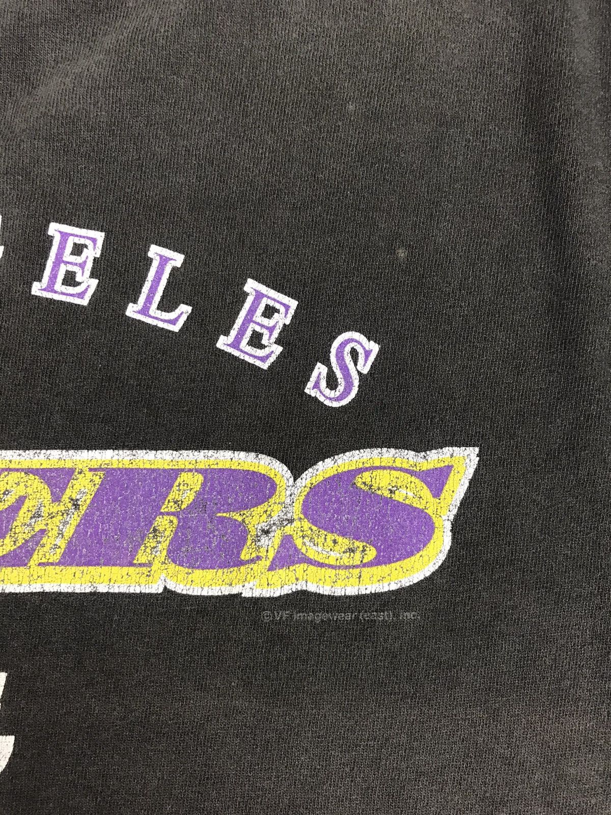 Vintage Vintage Distressed Lee Los Angeles Lakers Tee mlb nba Size US L / EU 52-54 / 3 - 6 Thumbnail