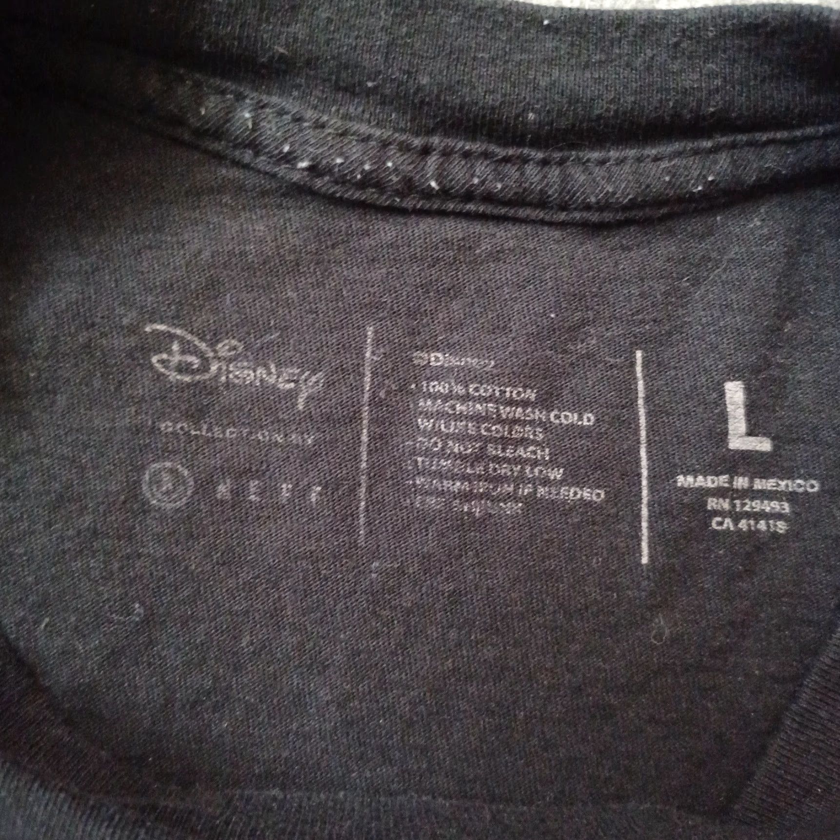 Disney Disney T Shirt Mens Large Black Mickey Mouse Neff Jumbo Logo Short Sleeve Size US L / EU 52-54 / 3 - 2 Thumbnail
