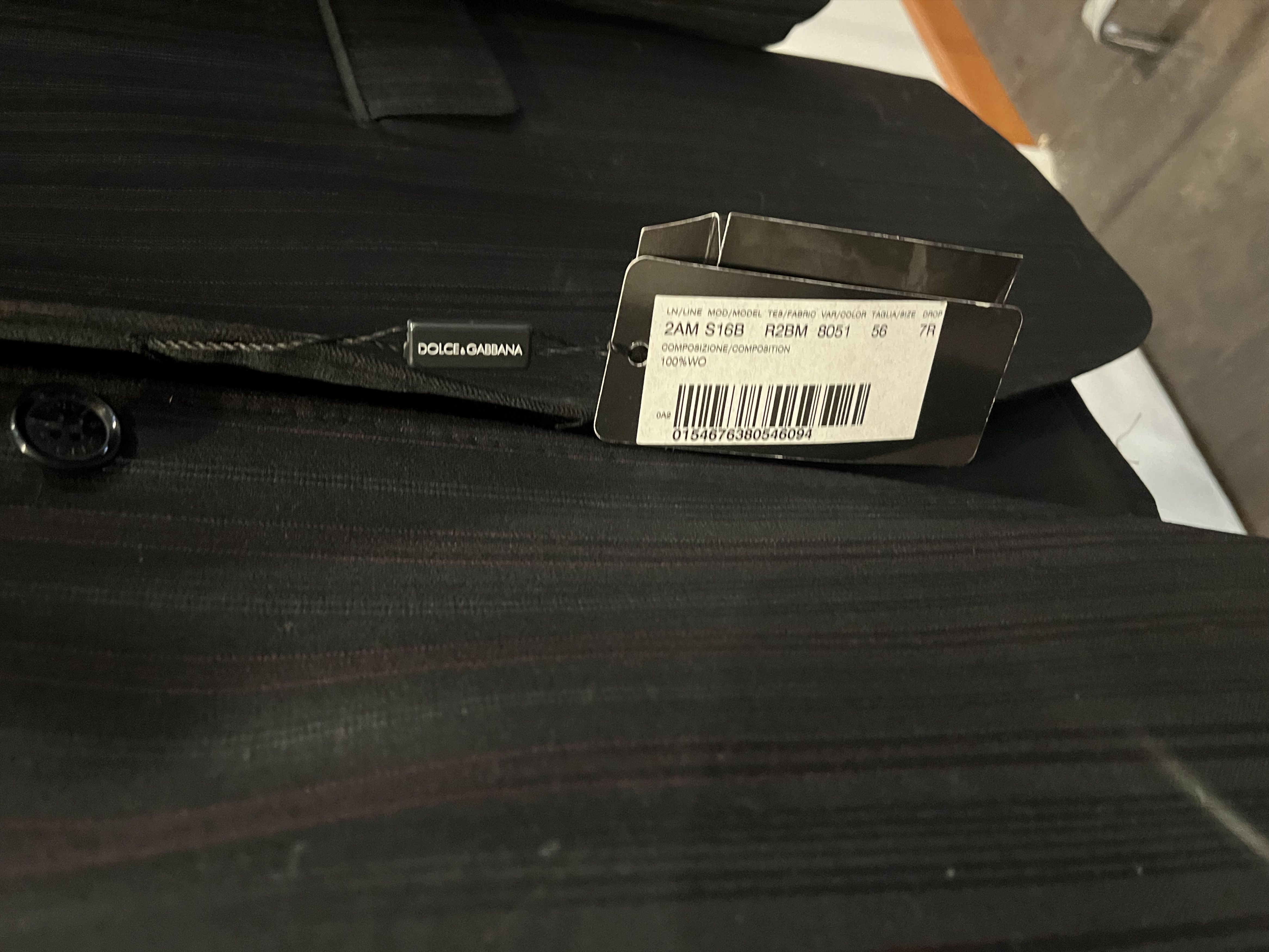 Dolce & Gabbana Dolce & Gabbana Men’s 3-Piece Italian Pinstripe Suit. Size 46R - 1 Thumbnail