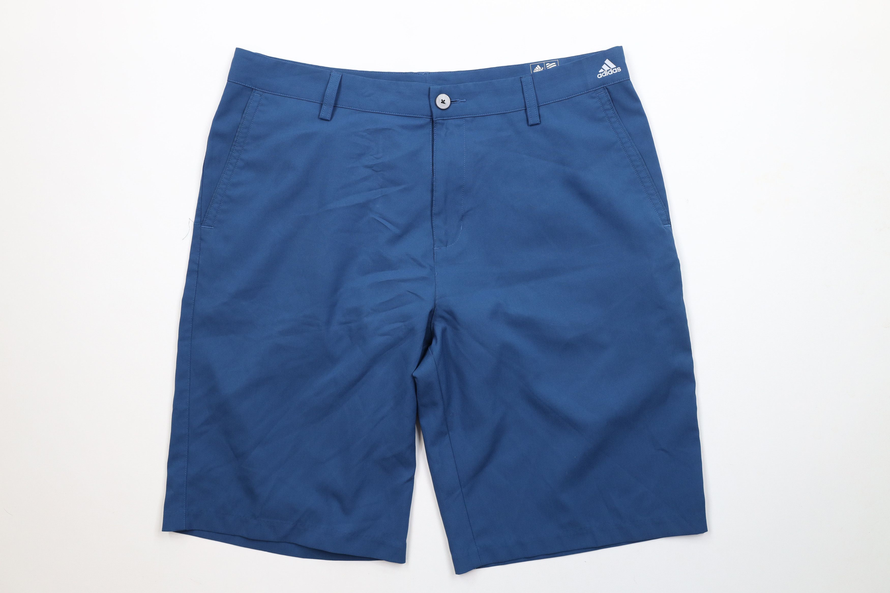 Adidas × Vintage Adidas Golf Adizero Tech Golfing Chino Shorts Blue Polyester Size US 34 / EU 50 - 1 Thumbnail