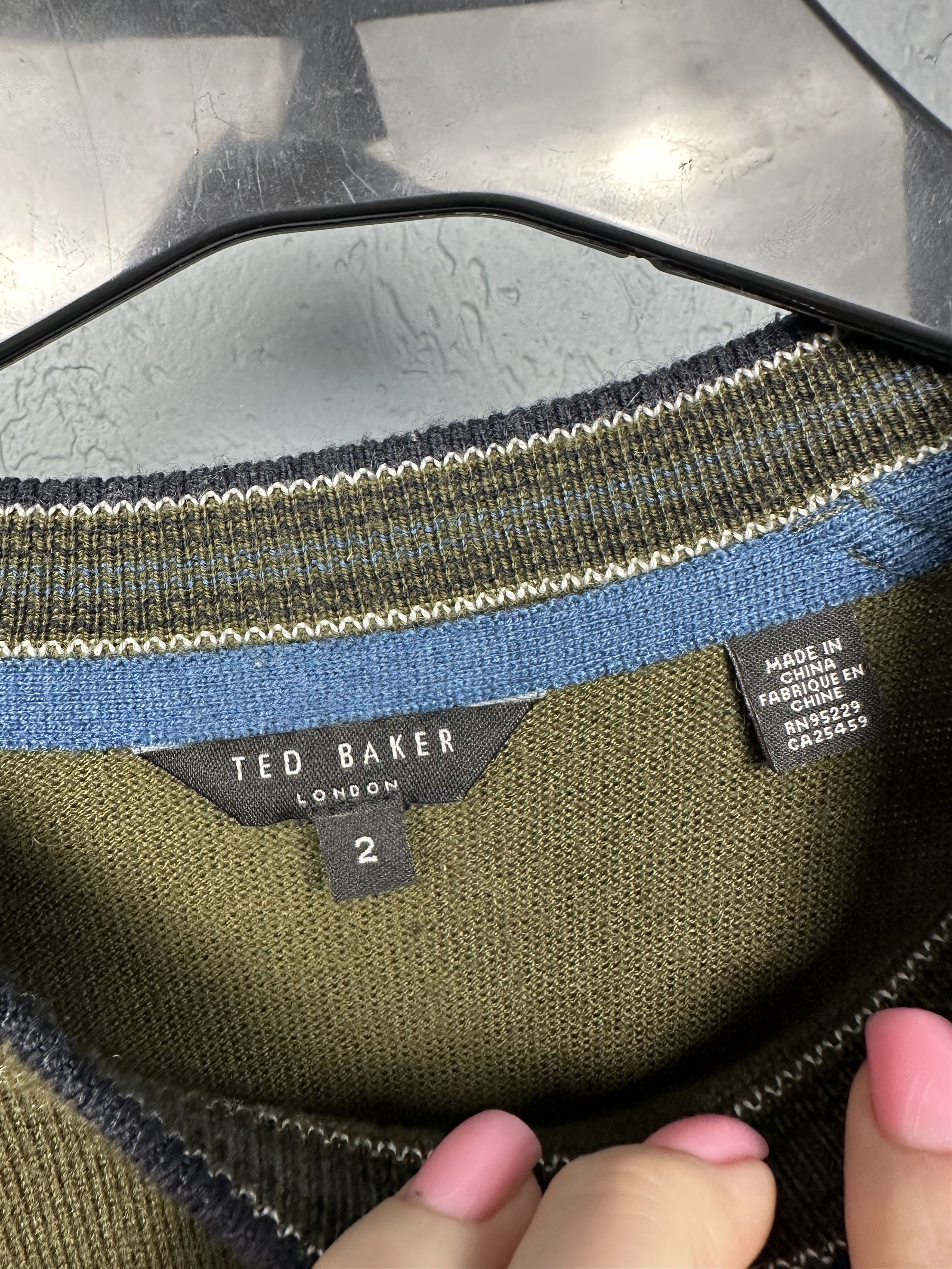 Ted Baker Ted Baker Mens Wool - Polyester Knit Sweater Size US M / EU 48-50 / 2 - 3 Thumbnail