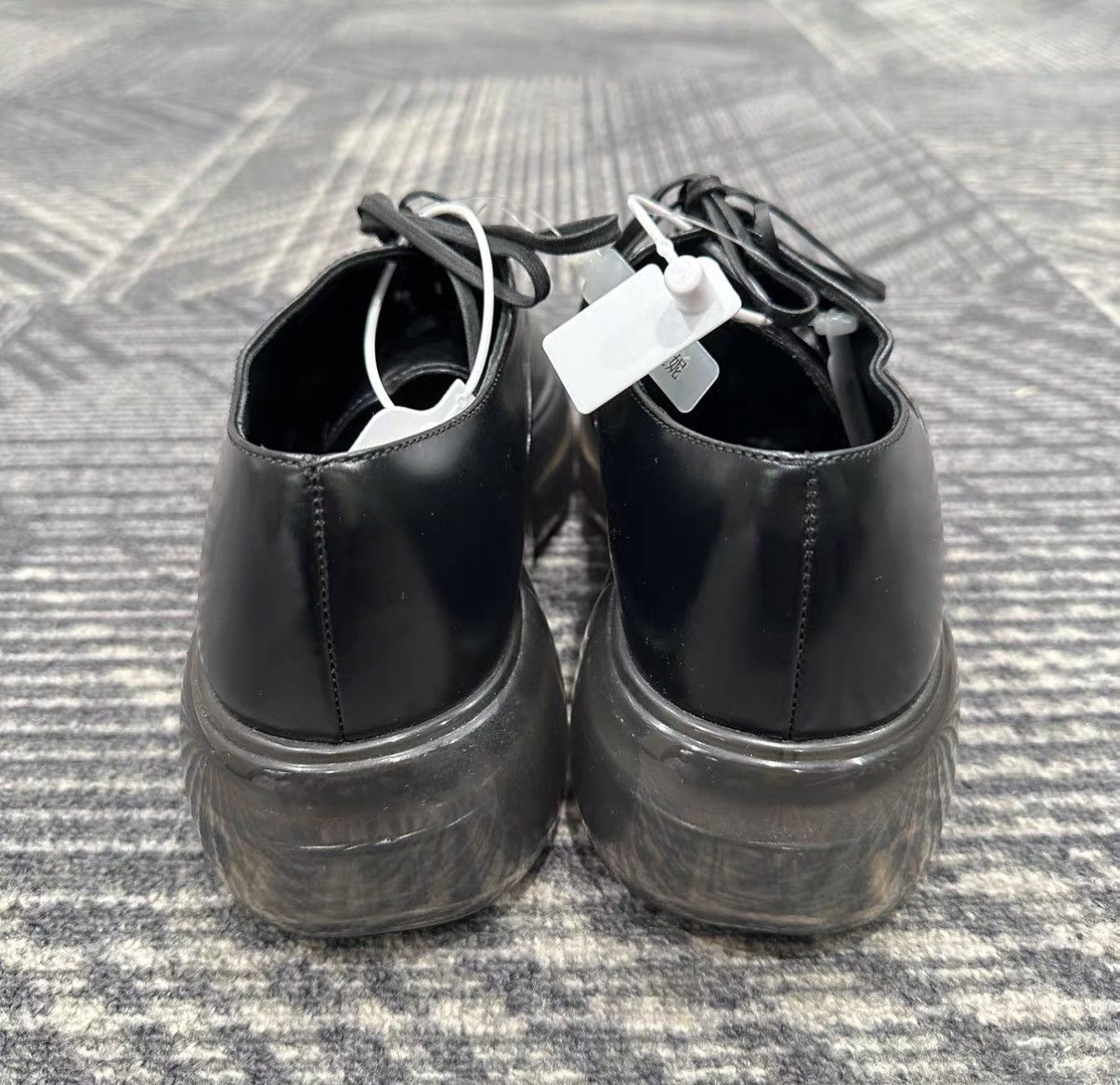 Prada Prada Black Box Calfskin Transparent Platform Loafers J42 Size US 6.5 / IT 36.5 - 3 Thumbnail