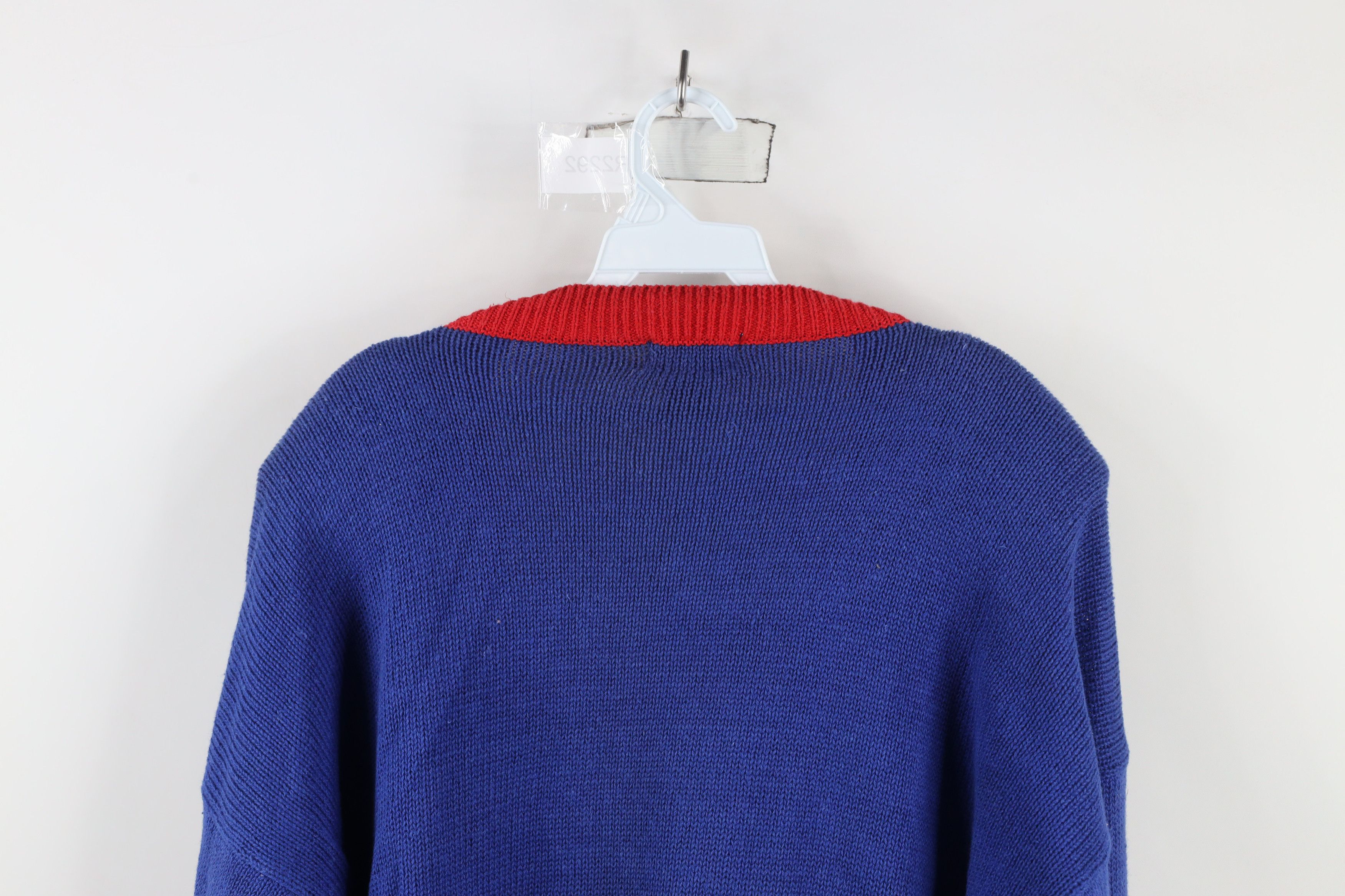 Vintage Vintage 90s Streetwear Golf All Over Print Cardigan Sweater Size L / US 10 / IT 46 - 13 Thumbnail