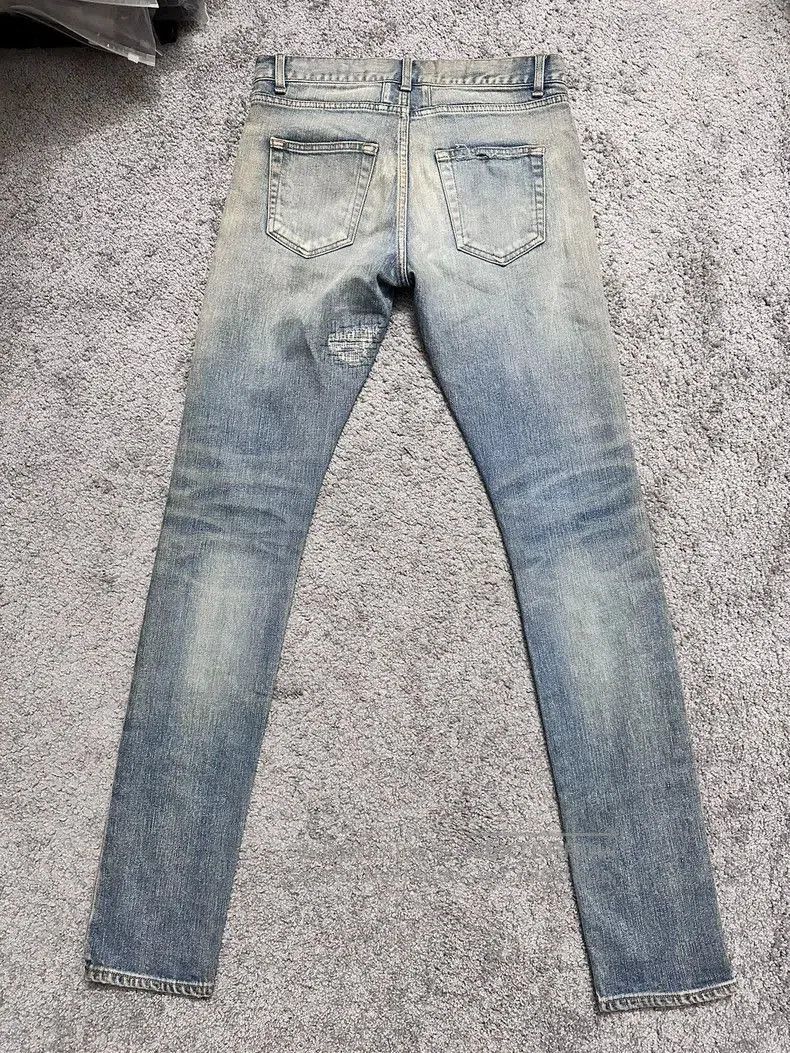 Saint Laurent Paris Saint Laurent D02 Distressed Jeans. Size US 29 - 2 Thumbnail