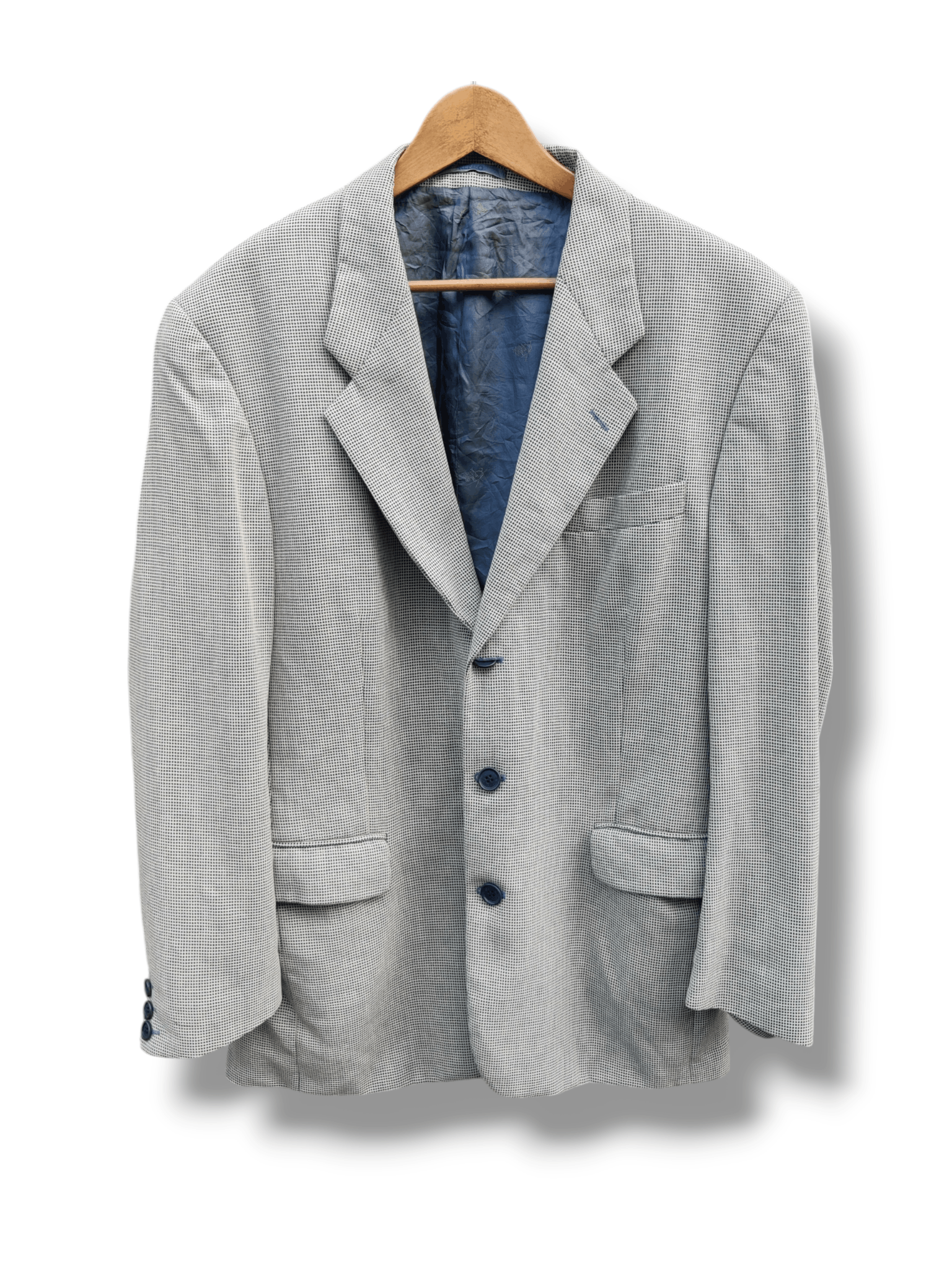 Kenzo Vintage Kenzo Homme Barrymore Checkers Wool Coat Jacket Size US M / EU 48-50 / 2 - 1 Thumbnail