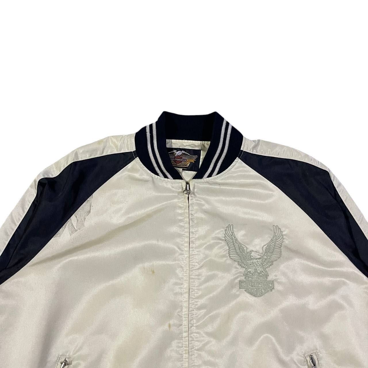 Harley Davidson Vintage Harley Davidson Sukajan Bomber Jacket Size US L / EU 52-54 / 3 - 4 Thumbnail