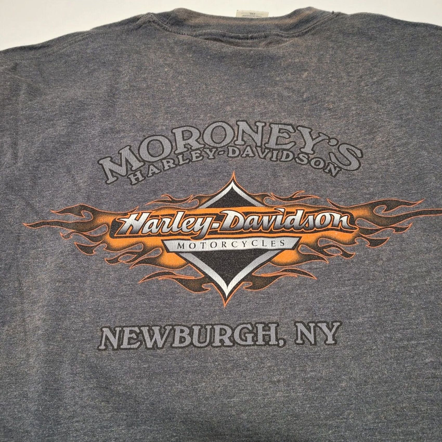 Harley Davidson Harley-Davidson T-Shirt Men's 2XL RoadRunner Motorcycles Beast Within Gray Crew Neck Short Sleeve New York Size US XXL / EU 58 / 5 - 4 Thumbnail