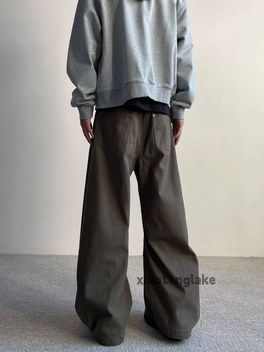 Designer × Jean × Vintage washed faded cleanfit yuppie pleated patchwork jeans Size US 30 / EU 46 - 2 Thumbnail