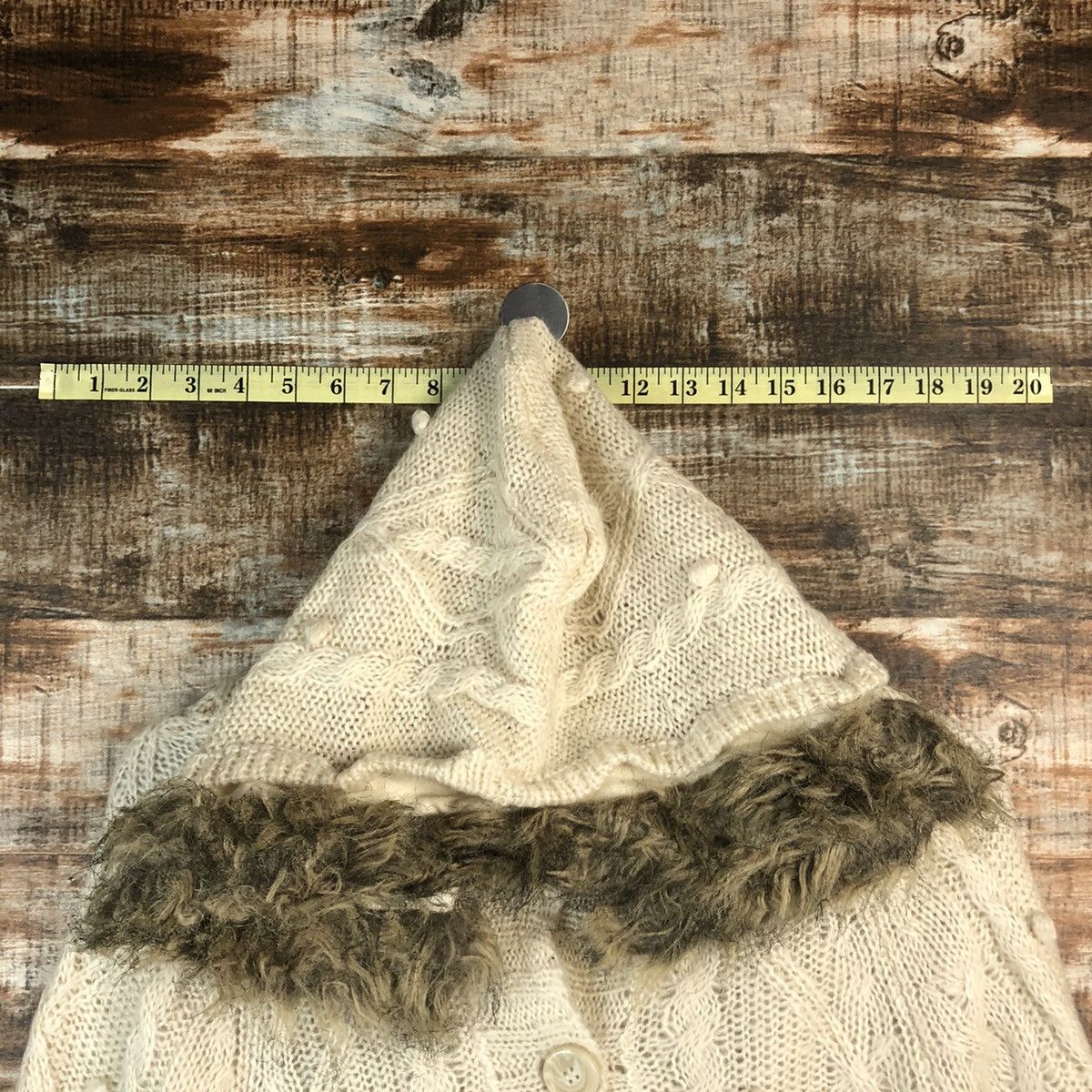 Cloak Olive Des Olive White Hoodie Knitwear #A1309 Size US M / EU 48-50 / 2 - 4 Thumbnail