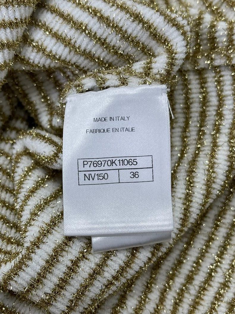 Chanel Chanel Gold two-piece striped cardigan coat Size XS / US 0-2 / IT 36-38 - 5 Thumbnail