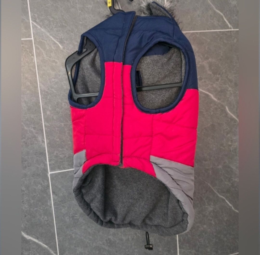 Nautica NWOT Nautica Pet Puffer Jacket Removable Faux Fur Hood M Size XXS / US 00 / IT 34 - 2 Thumbnail