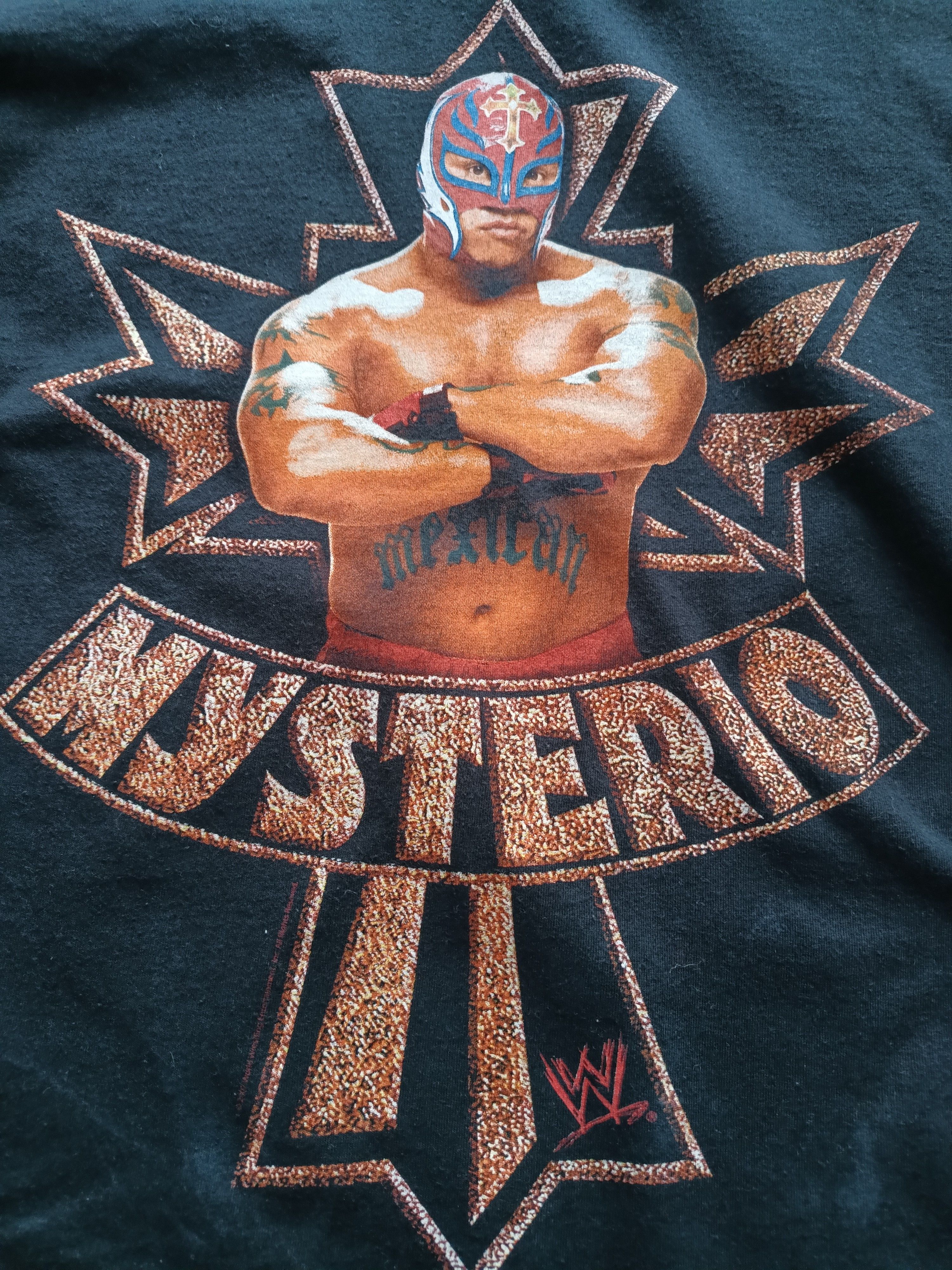 Vintage × WWE Vintage WWF 2008 Rey Mysterio 619 tee Size US L / EU 52-54 / 3 - 3 Thumbnail