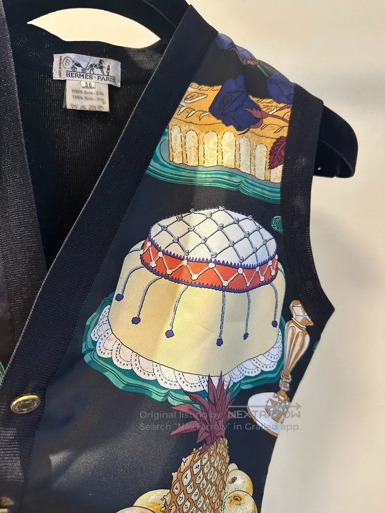 Hermes Hermes Printed Vest Size XS / US 0-2 / IT 36-38 - 7 Thumbnail