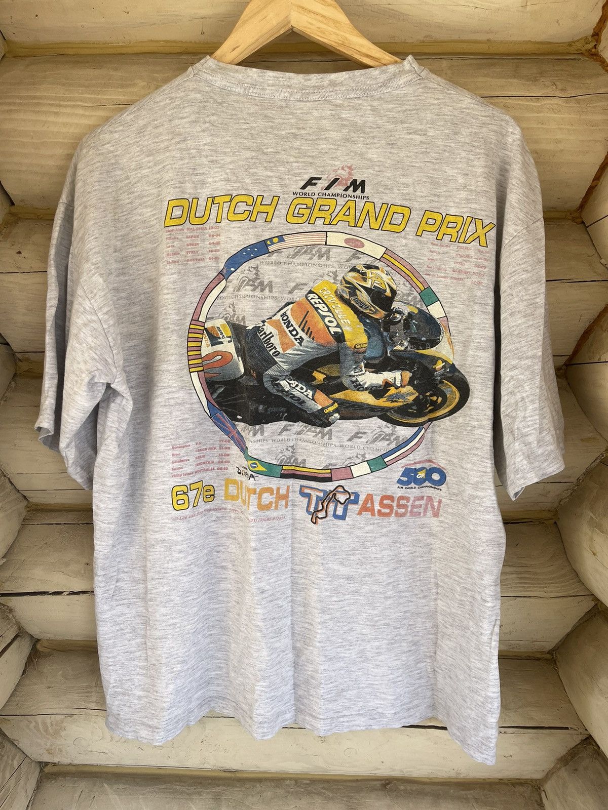 Vintage 1997 Moto TT Grand Prix Dutch World Championship Vintage tee Size US XL / EU 56 / 4 - 13 Thumbnail