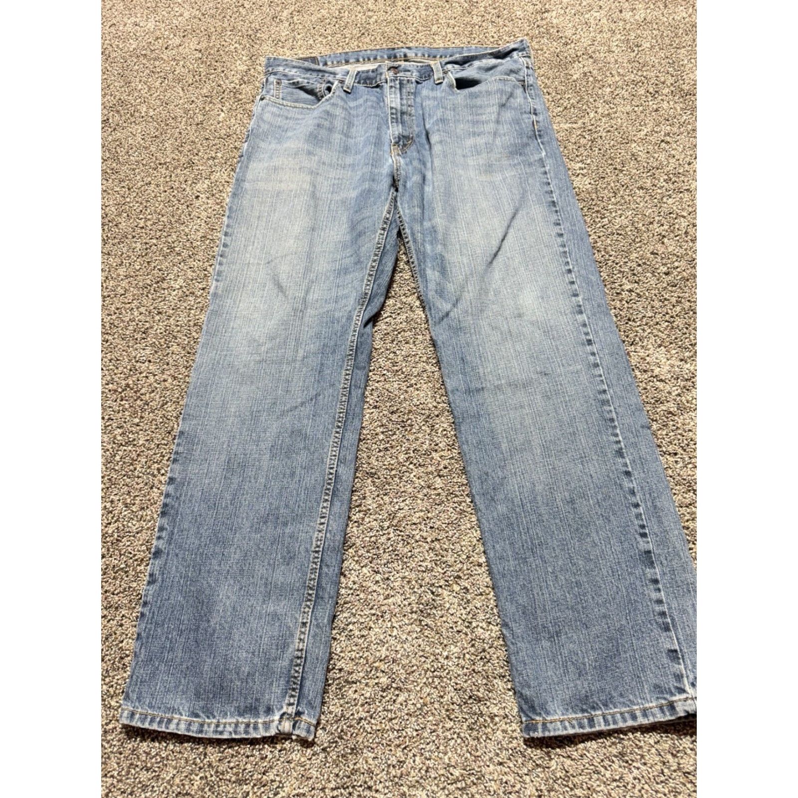 Levi's Levi’s 559 Relaxed Straight Jeans Men 38 Blue Denim 38X32 100% Cotton Regular Waist 5-Pocket Brand Levi's Size US 38 / EU 54 - 4 Thumbnail