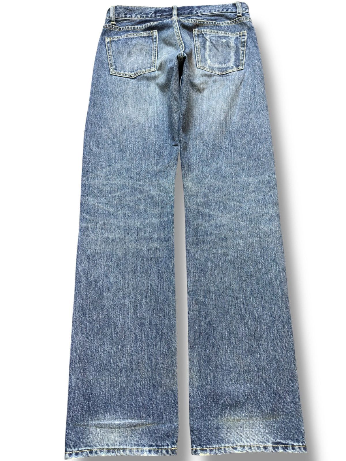 Japanese Brand Vintage Japanese Brand Faded Distressed Denjm Size US 32 / EU 48 - 5 Thumbnail