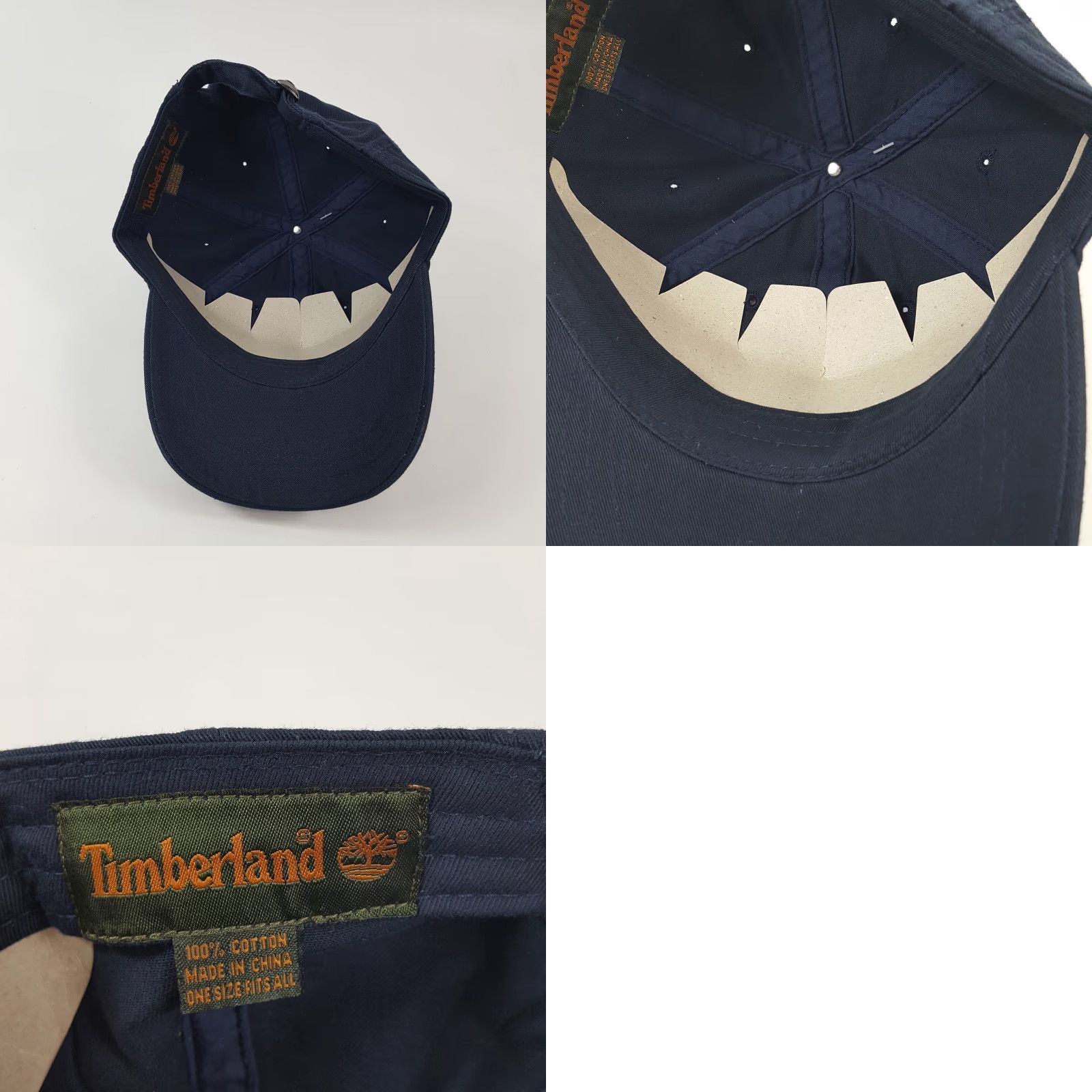 Timberland VINTAGE Timberland Baseball Cap Hat Mens Adjustable One Size Brown 90s 2000s Y2K New York Logo Cap Size ONE SIZE - 8 Thumbnail