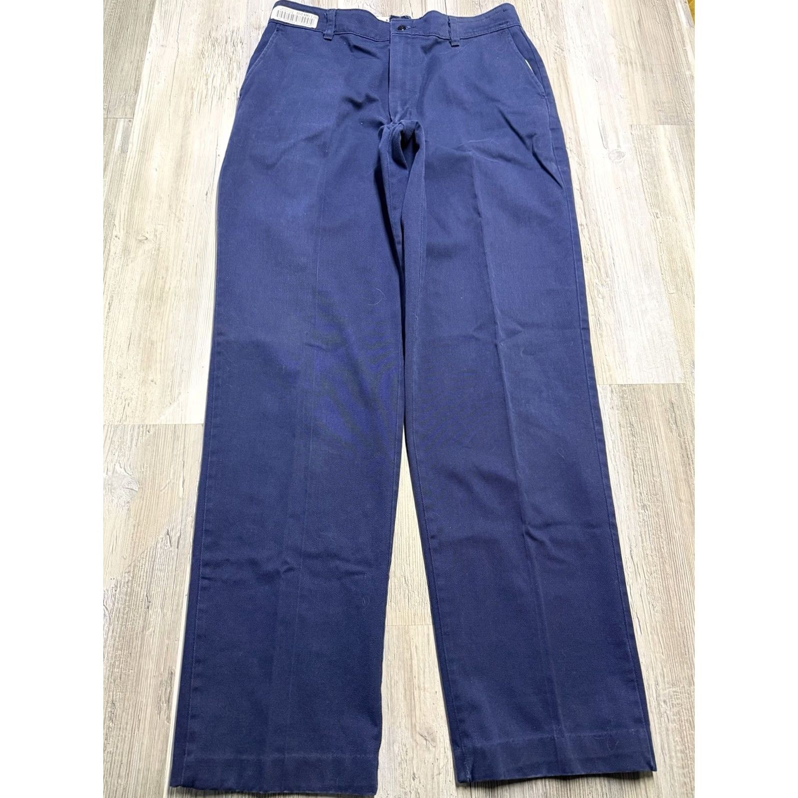 Red Kap Vintage Red Kap Navy Blue Work Pants Jeans Chino Style 34 Mens 34x32 Workwear Bagged Size US 34 / EU 50 - 2 Thumbnail