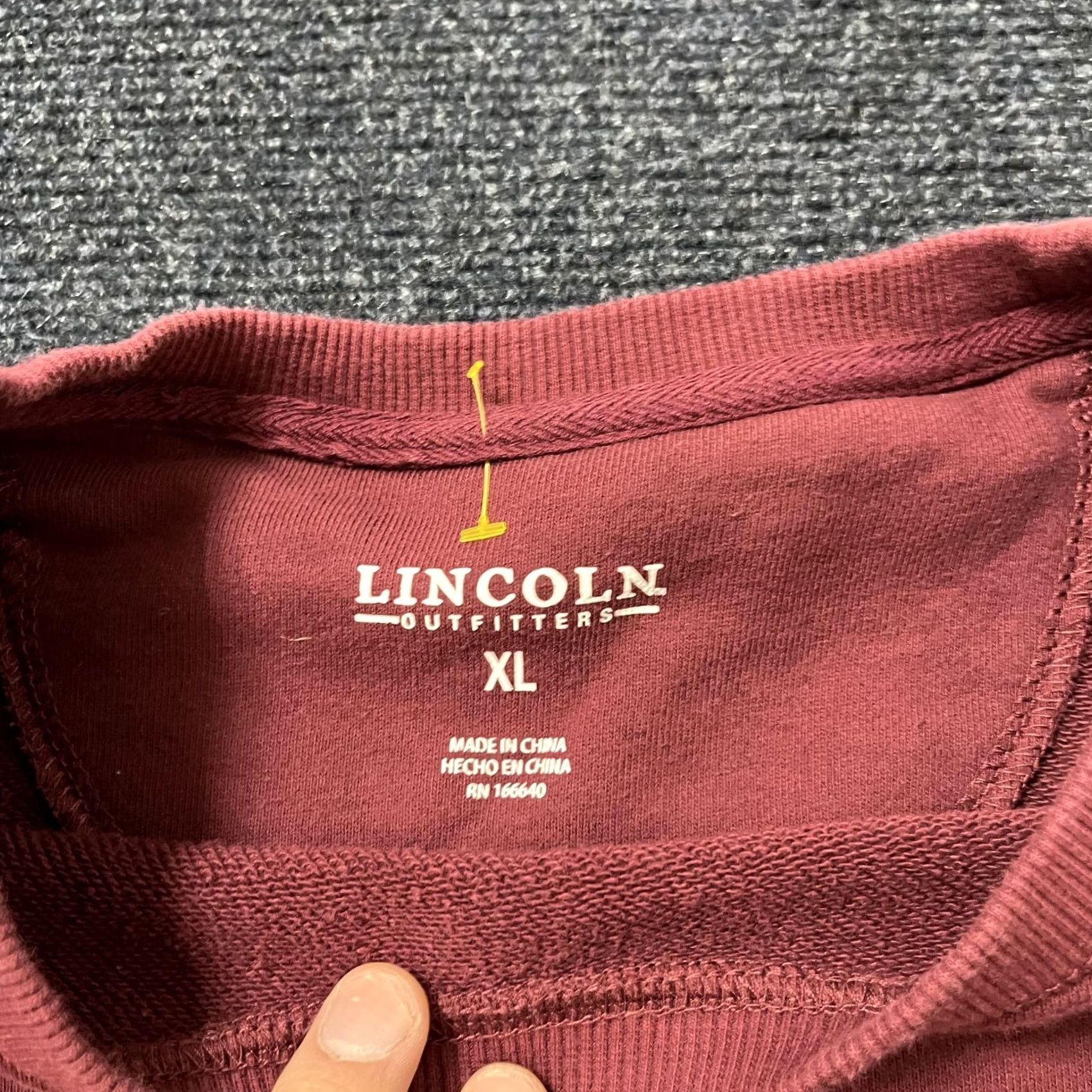 Vintage Lincoln Outfitters Sweatshirt Mens XL Red Crewneck Pullover Graphic Casual Size US XL / EU 56 / 4 - 2 Thumbnail