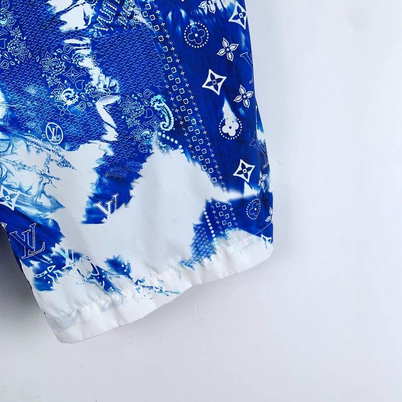 Louis Vuitton Louis Vuitton size s 22 blue logo presbyopic printed casual Size US 28 / EU 44 - 4 Thumbnail