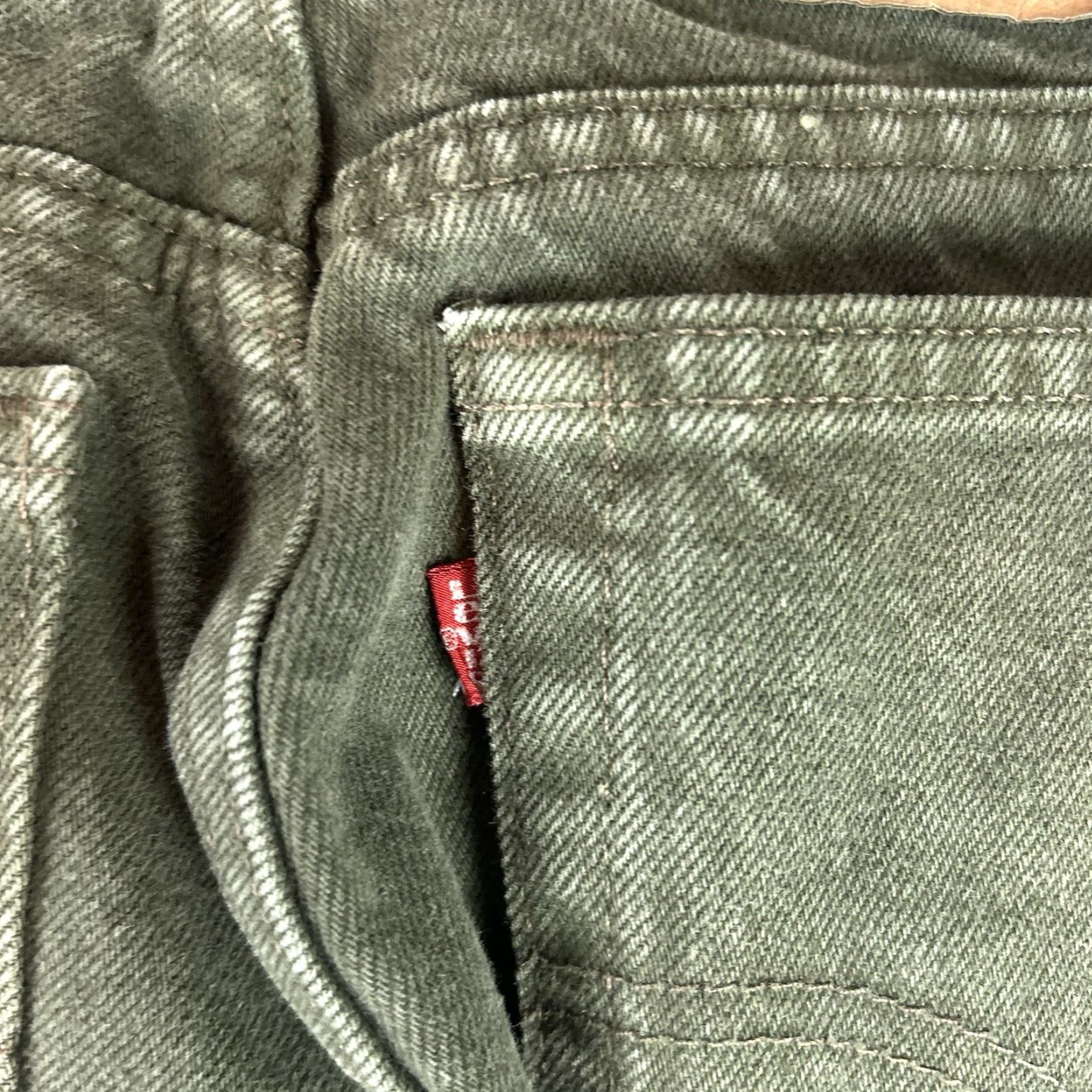 Levi's VTG Levi's 551 Relaxed Tapered Leg Denim Jeans Green MADE IN USA Womens 12 Med Size 34" / US 12 / IT 48 - 7 Thumbnail