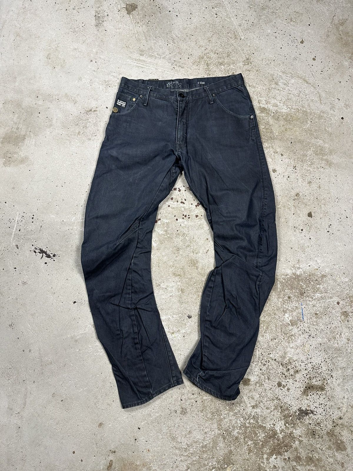 G-Star × Vintage Vintage Y2K G Star Raw Arc Loose Tapered 060 Embro Denim Size US 34 / EU 50 - 3 Thumbnail
