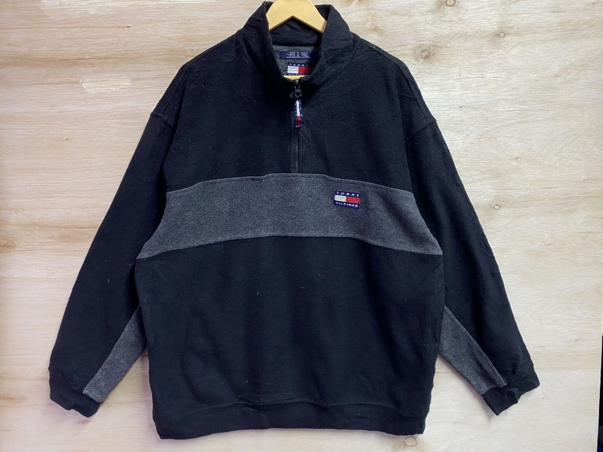 Tommy Hilfiger Tommy Hilfiger half zipper fleece jacket Size US XL / EU 56 / 4 - 1 Thumbnail