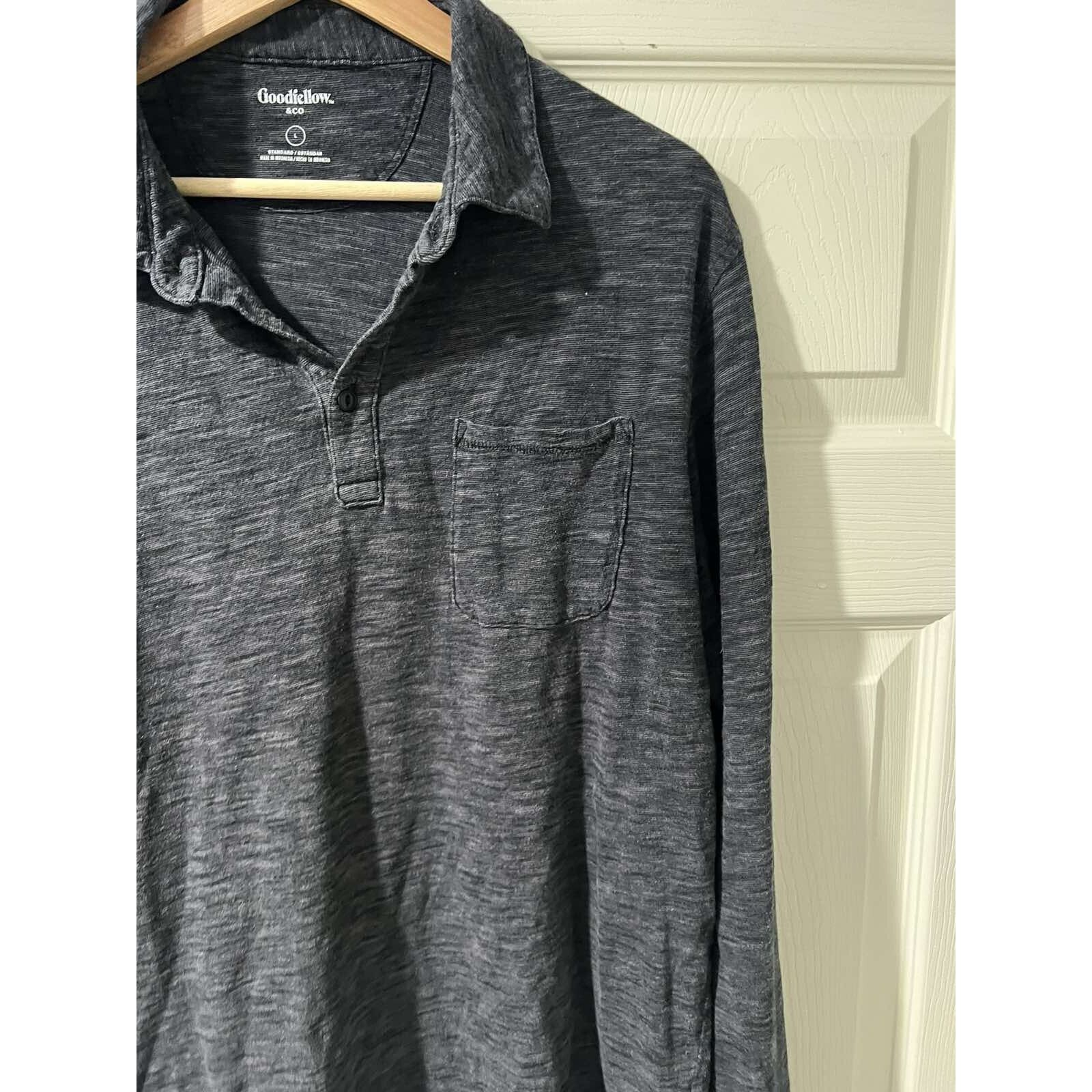 Coca Cola Goodfellow & Co. Mens Polo Long-sleeve Shirt Size L A002012 Size US L / EU 52-54 / 3 - 3 Thumbnail
