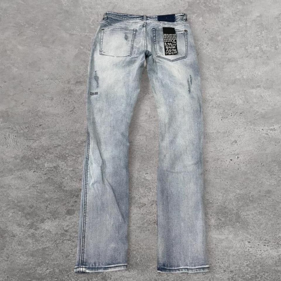 Ksubi Ksubi blue denim skinny Jeans Distressed Faded Size US 30 / EU 46 - 1 Thumbnail