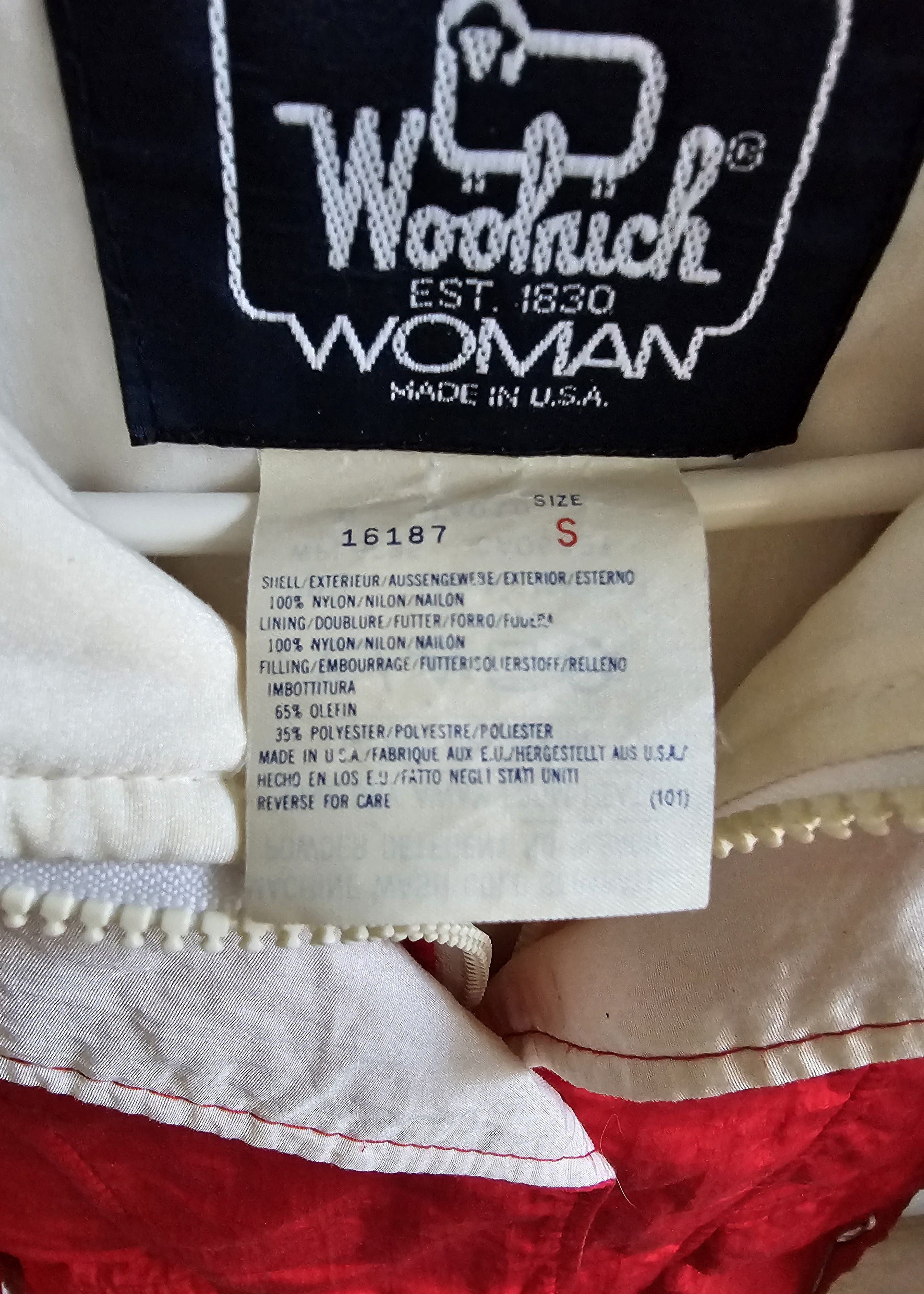 Woolrich Woolen Mills Woolrich women's winter jacket S vintage red Size S / US 4 / IT 40 - 5 Thumbnail