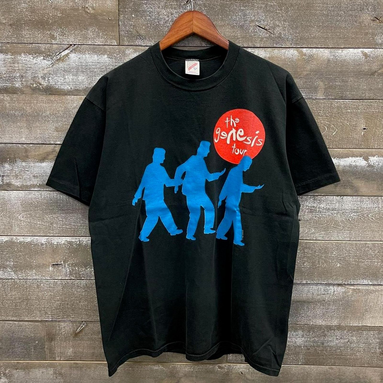 Jerzees Vintage 1990s Genesis Graphic T-Shirt Men's Size X-Large Size US XL / EU 56 / 4 - 1 Thumbnail