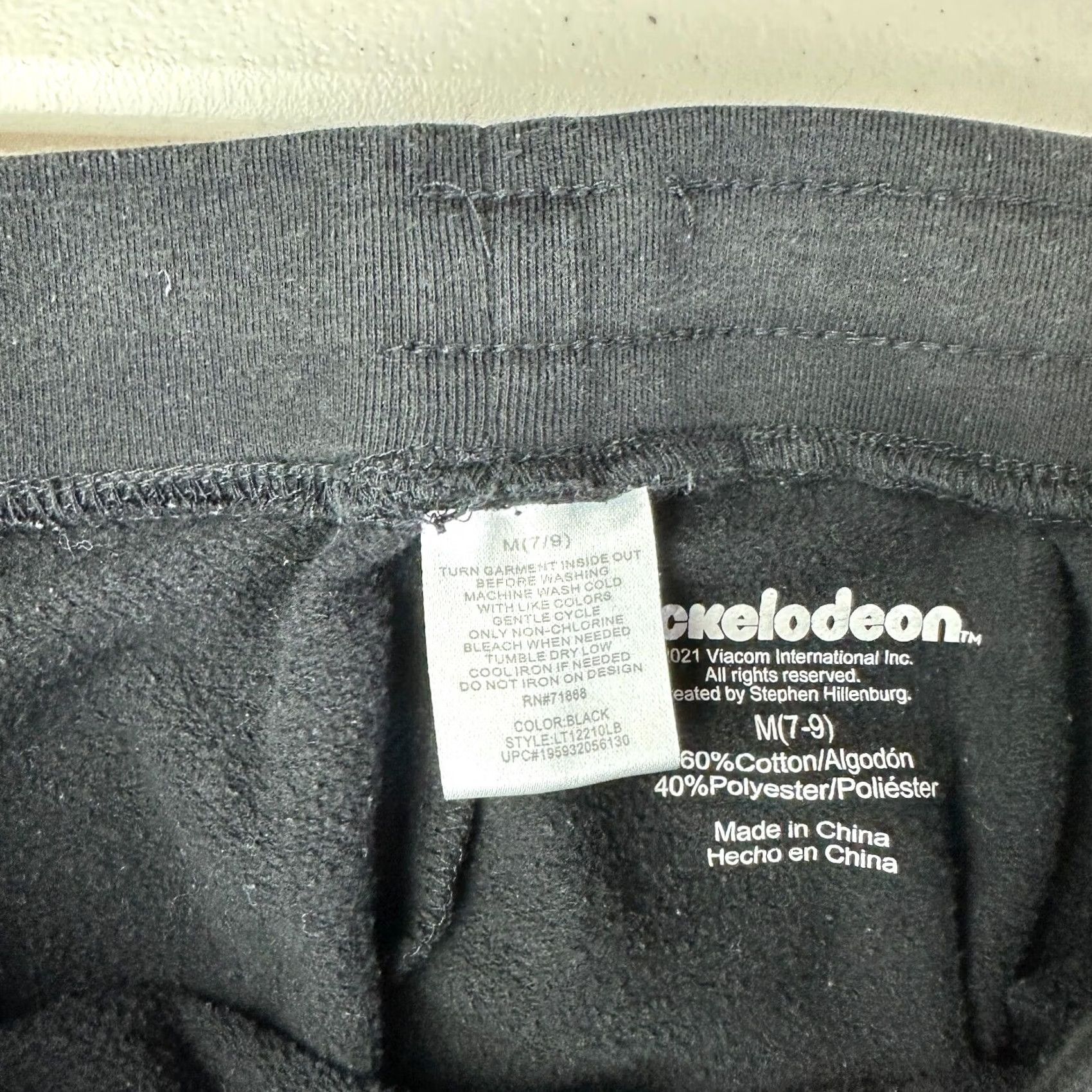 Nickelodeon VINTAGE Spongebob Squarepants Sweatpants Women M Black Cotton/Polyester NickeloDean? Size 32" / US 10 / IT 46 - 4 Thumbnail
