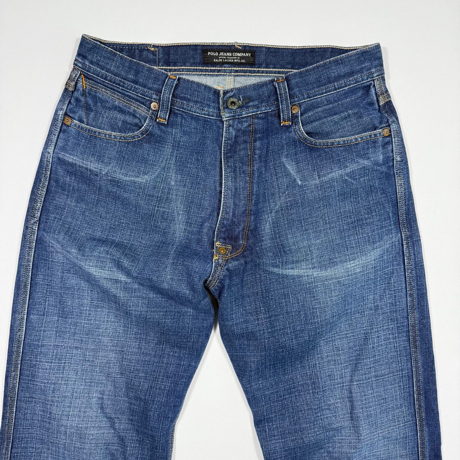 Polo Ralph Lauren Polo Jeans Co Ralph Lauren Hayden Jeans 32x32 Medium Wash Size US 32 / EU 48 - 4 Thumbnail