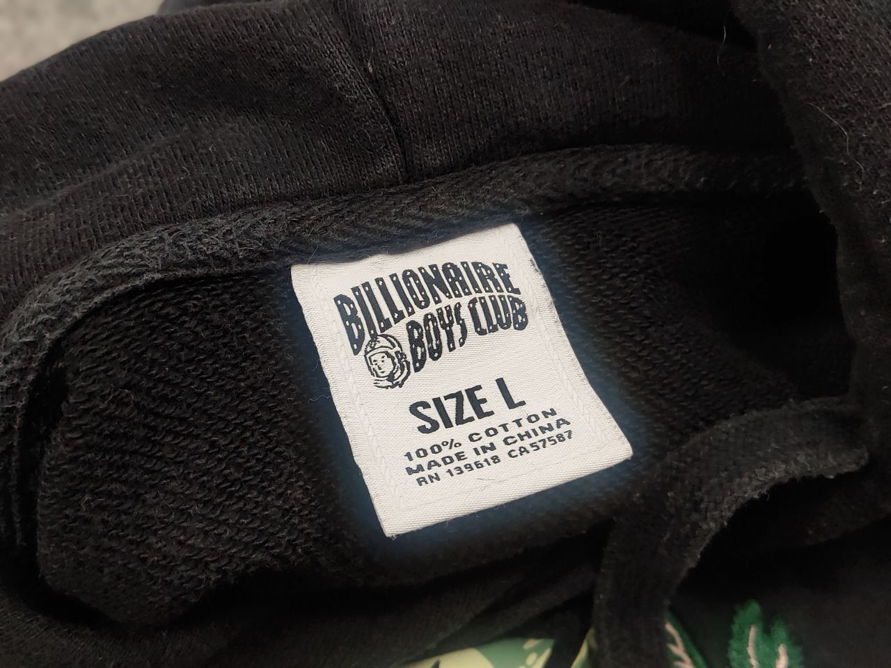 Billionaire Boys Club Billionaire Boys Club Vintage Logo camo Black Faded Hoodie Size US L / EU 52-54 / 3 - 13 Thumbnail