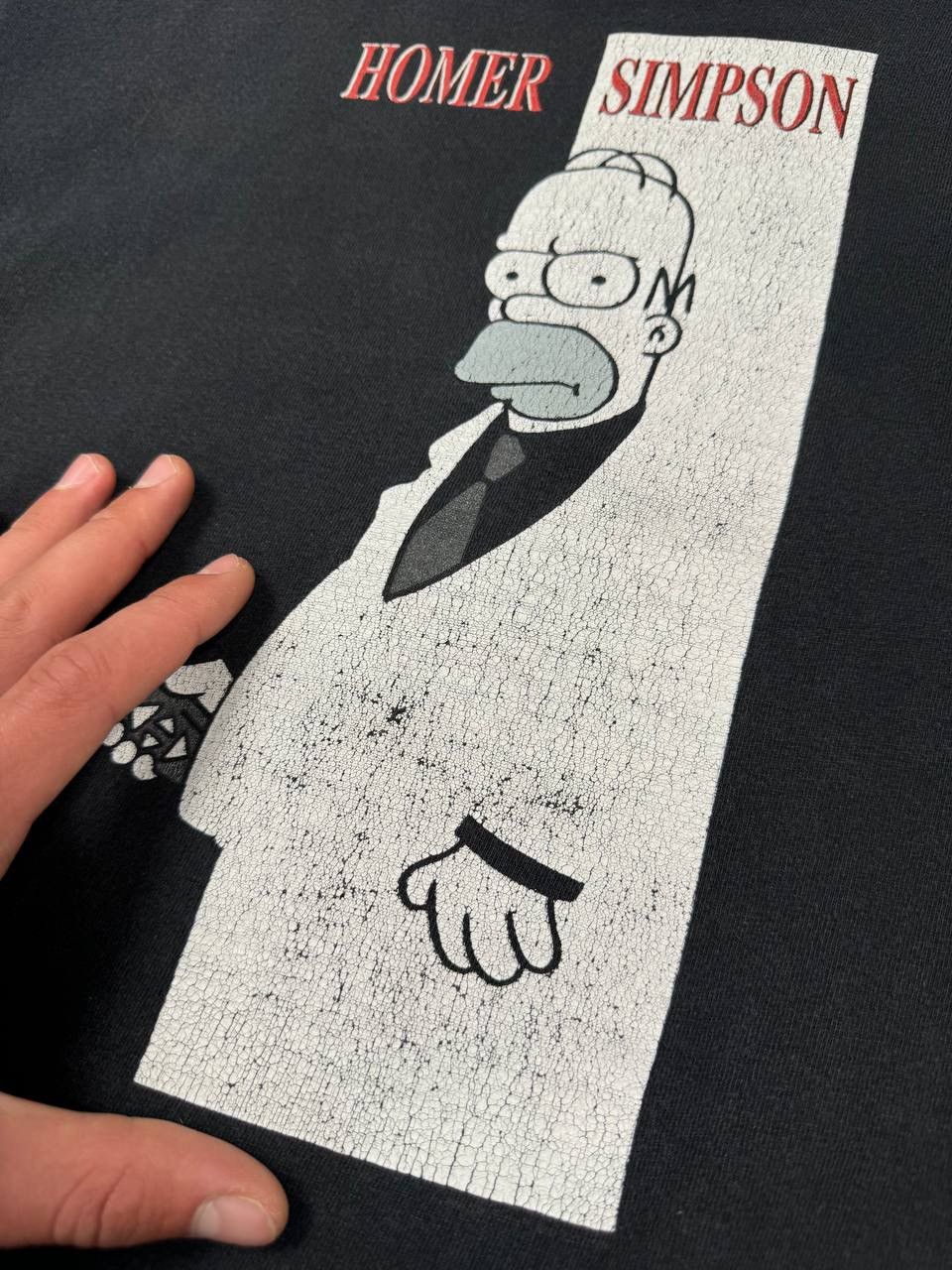 Vintage Vintage Homer Simpson Scarface T-Shirt Size L Size US L / EU 52-54 / 3 - 9 Thumbnail