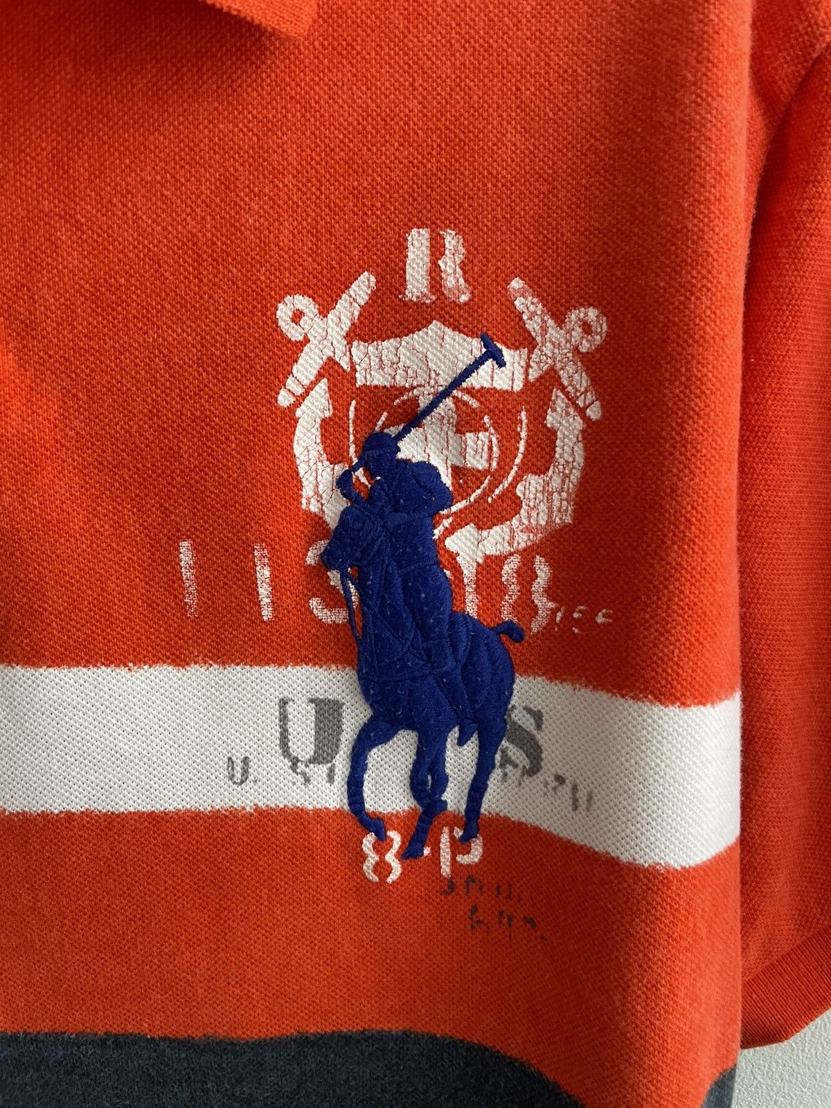 Polo Ralph Lauren Polo Ralph Lauren PRL vintage Stripped Polo Shirt Tee Size US XL / EU 56 / 4 - 7 Thumbnail