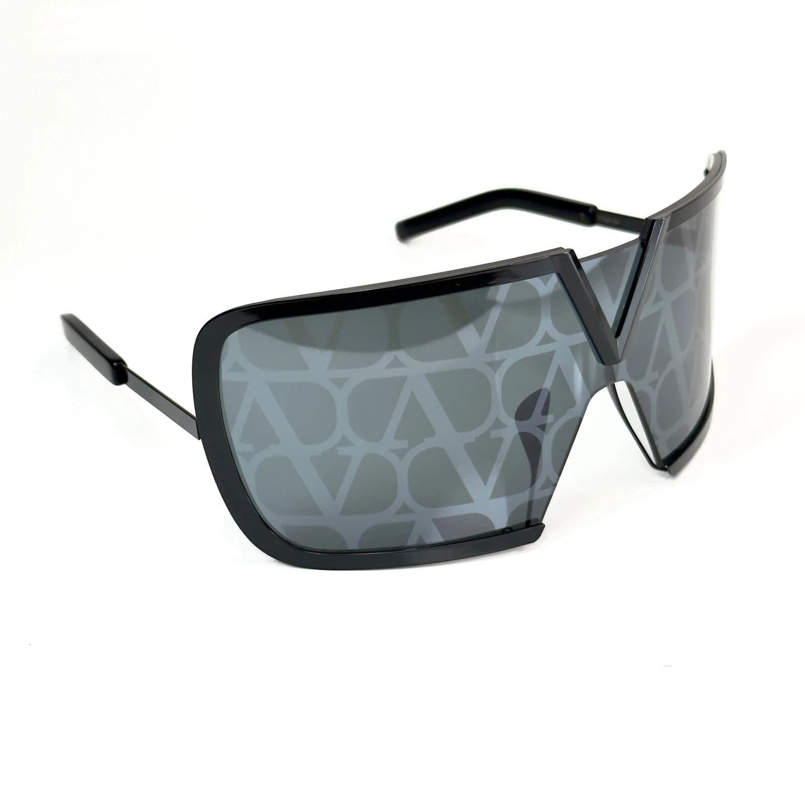 Valentino VALENTINO V Romask VLS120 Black Mirror VLS 120D Sunglasses Size ONE SIZE - 2 Thumbnail