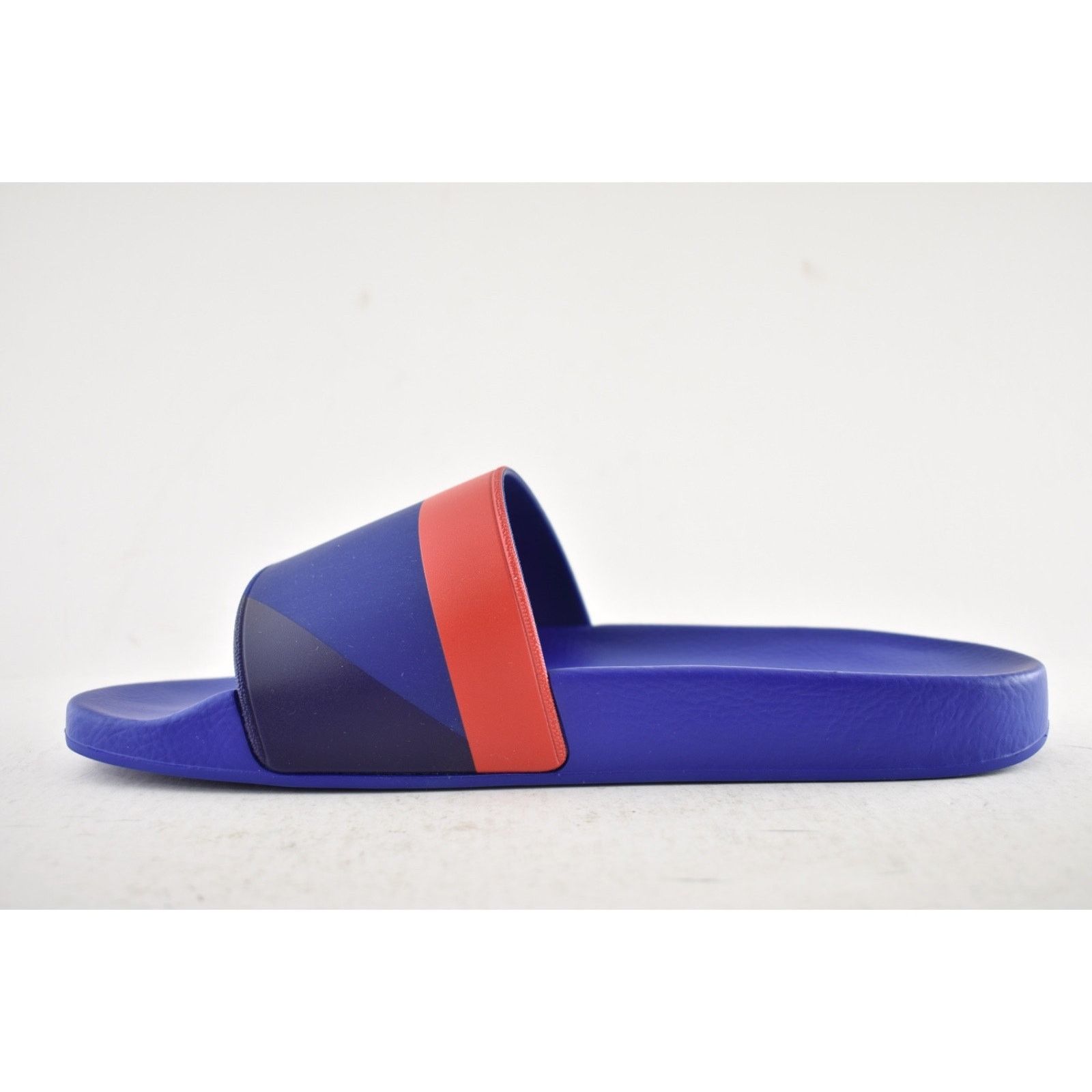Givenchy Givenchy Blue Red White Logo Rubber Pool Slide Sandal 44 11 Size US 11 / EU 44 - 8 Thumbnail