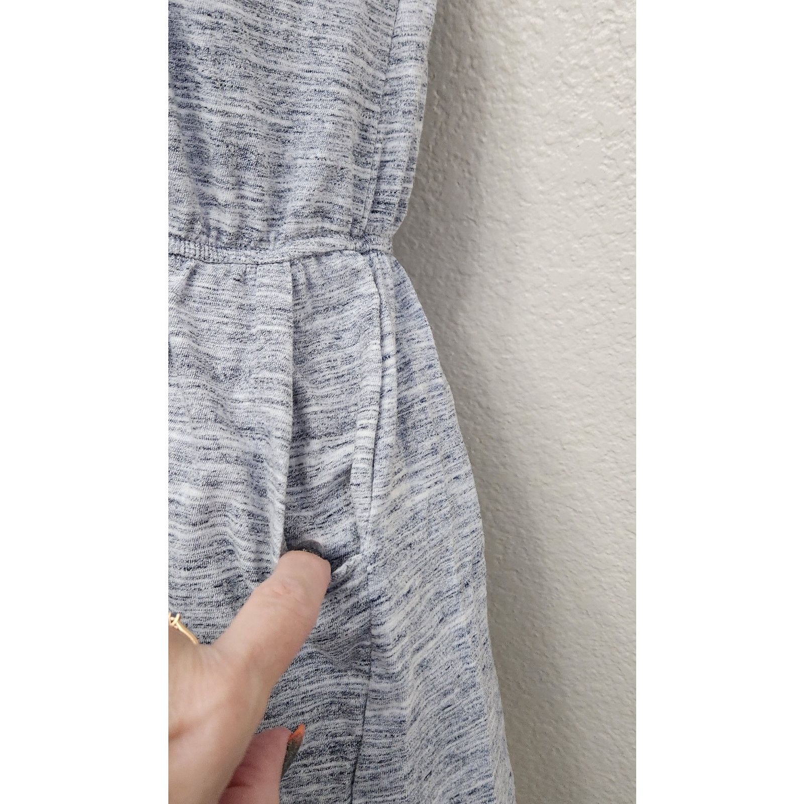 Other Mossimo Supply Co Gray Heathered Strapless Romper XS Size 22" - 2 Thumbnail
