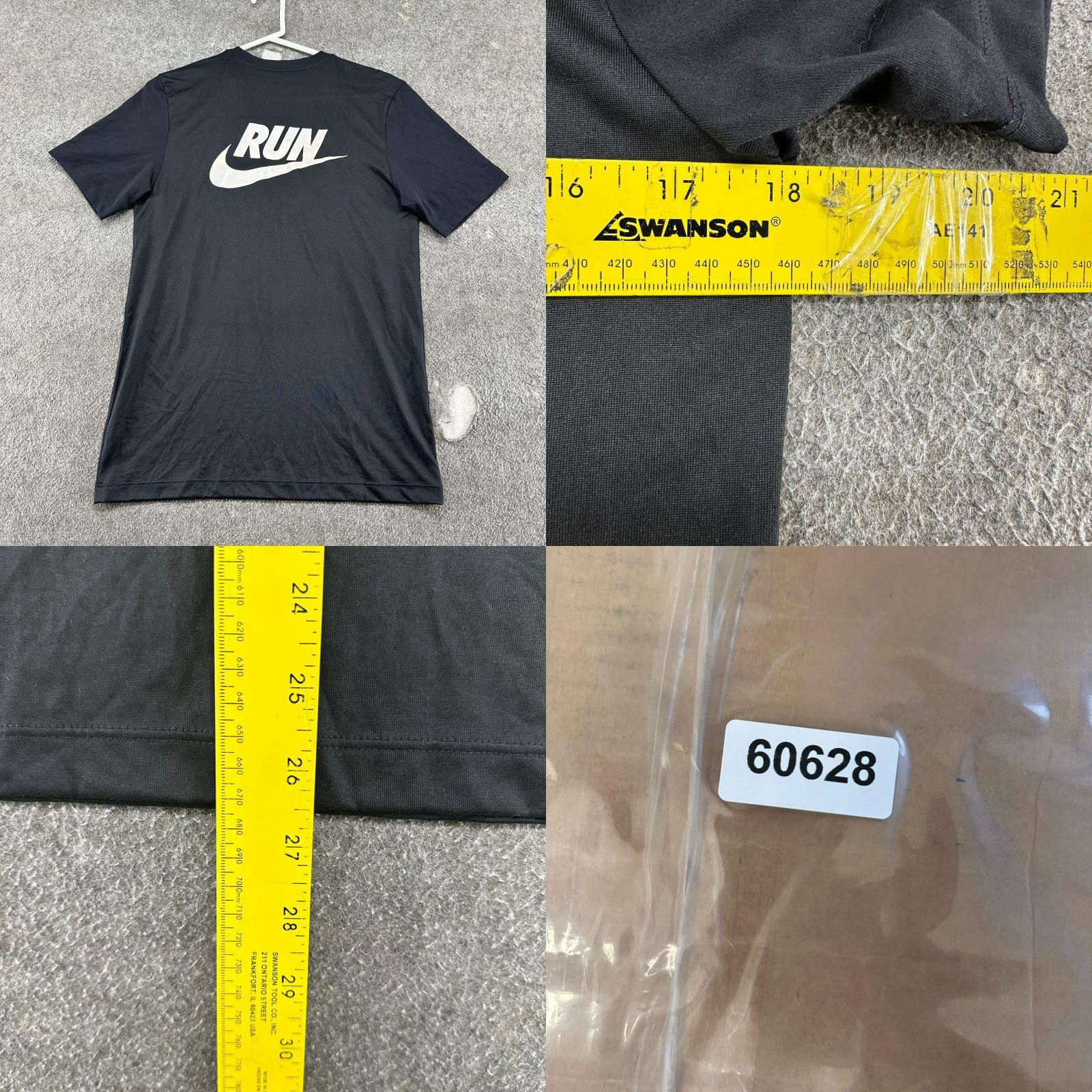 Nike Nike Shirt Mens Small Black Nike Dri-Fit Swoosh Logo Run Move To Zero Juneteenth T-Shirt Short Sleeve Classic Logo Size US S / EU 44-46 / 1 - 8 Thumbnail