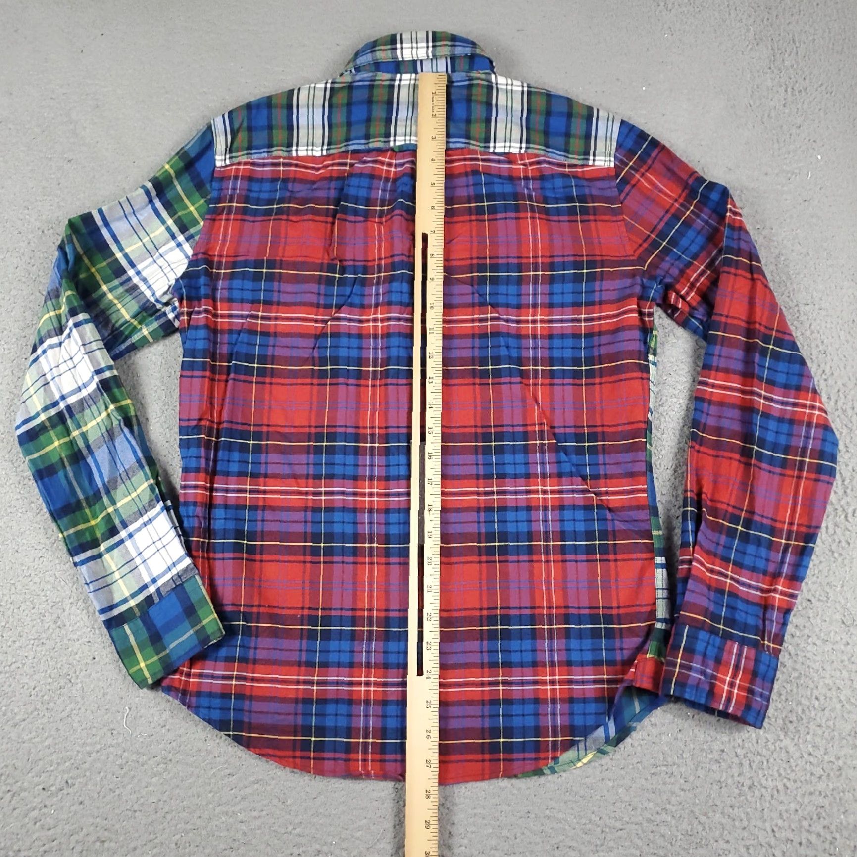 American Eagle Outfitters American Eagle Outfitters Shirt Mens XS Blue Plaid Long Sleeve Cotton Button-Up Casual Size US XS / EU 42 / 0 - 3 Thumbnail