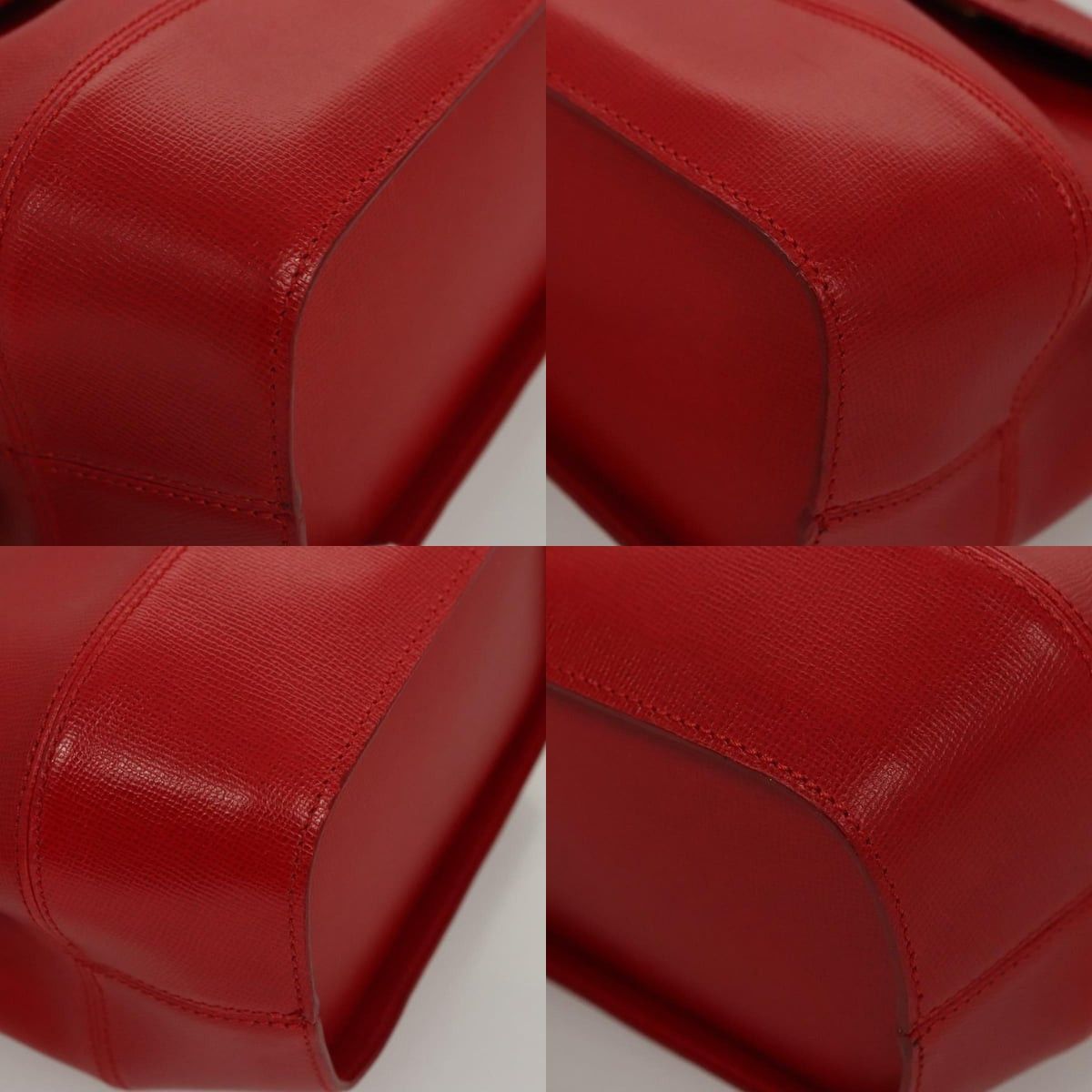 Dior DIOR Hand Bag Leather Red Gold Size ONE SIZE - 10 Thumbnail