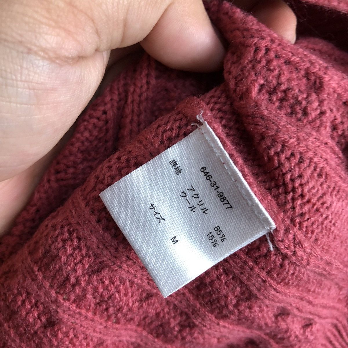 Homespun Knitwear × Japanese Brand Comfart Basic Pink Knitwear #A1735 Size M / US 6-8 / IT 42-44 - 10 Thumbnail