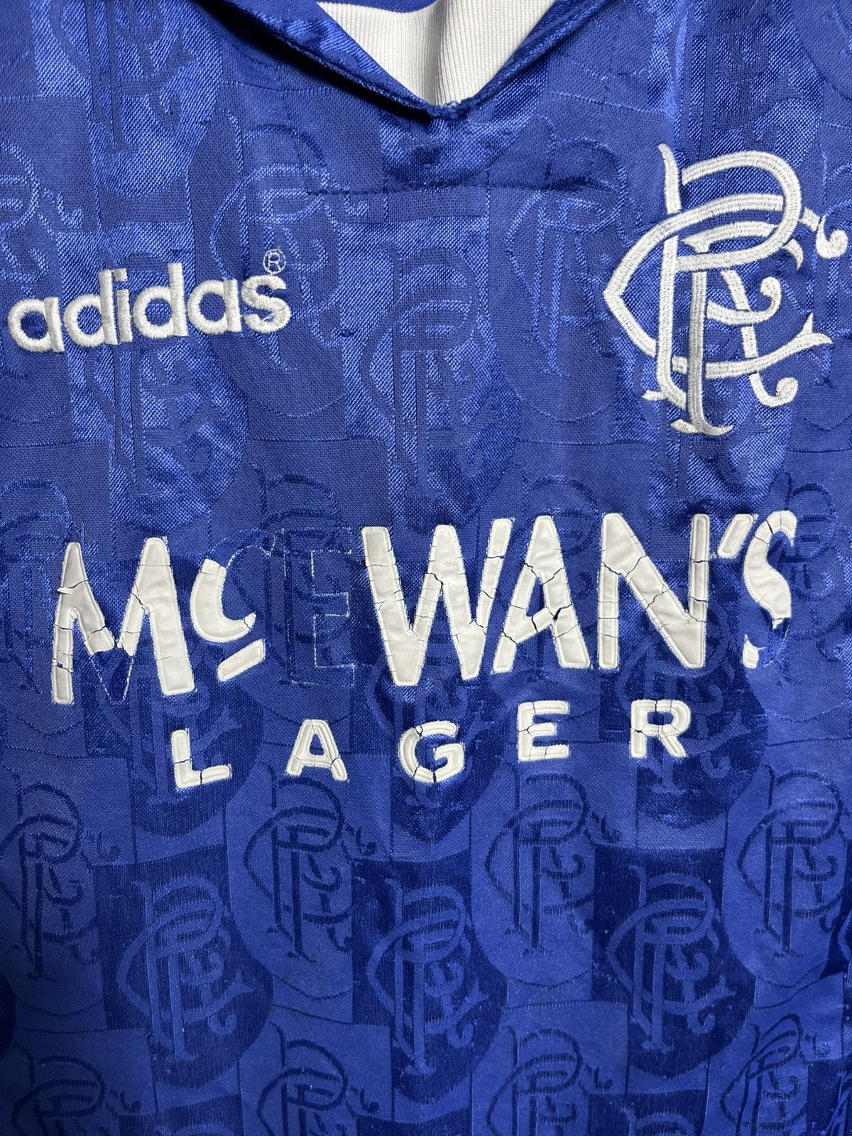 Adidas RANGERS 1996 1997 HOME FOOTBALL SHIRT SOCCER JERSEY ADIDAS Size US L / EU 52-54 / 3 - 4 Thumbnail