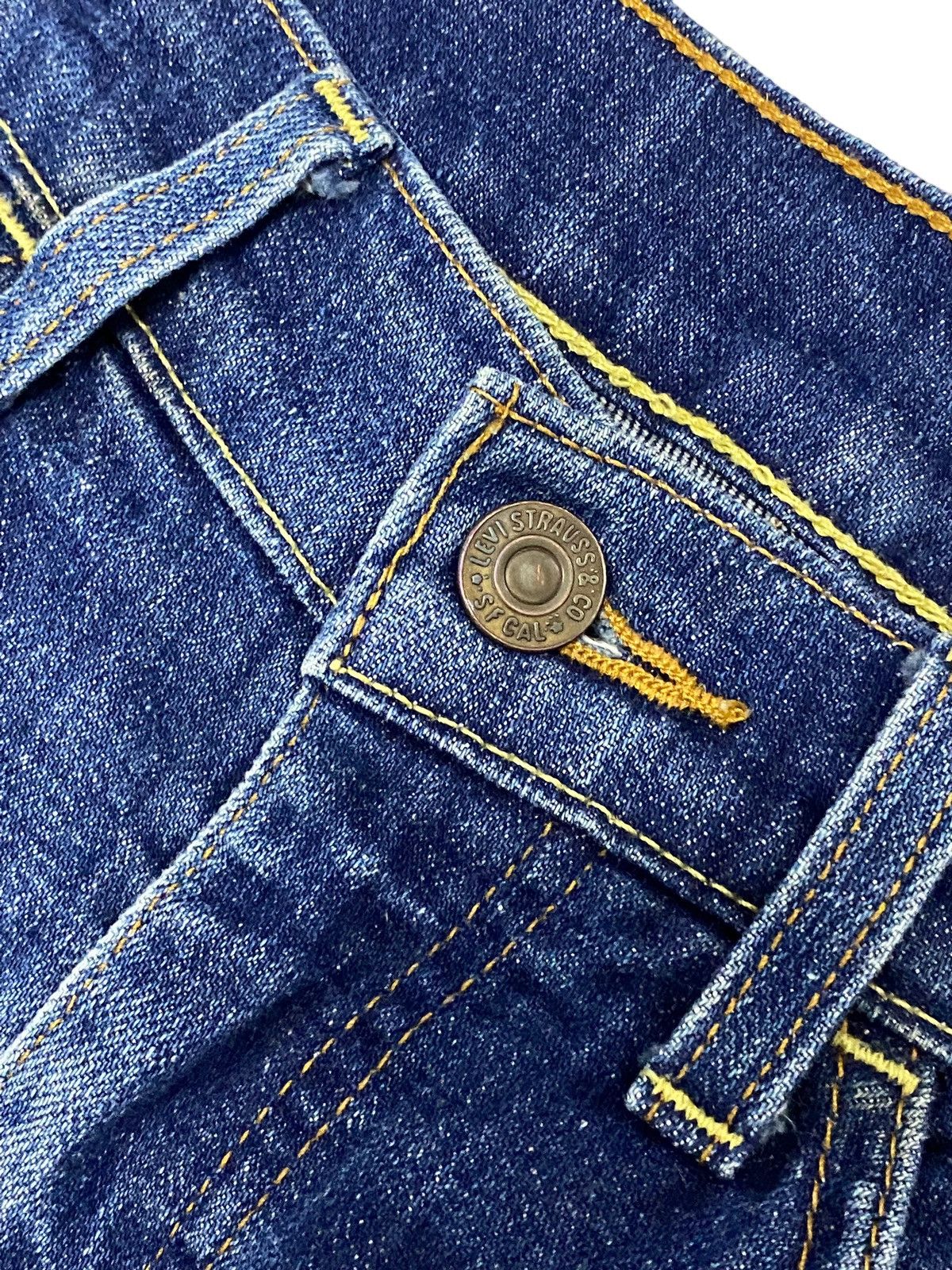 Levi's Levis Big E 605 Orange Tag Distressed Straight Cut Size US 29 - 10 Thumbnail
